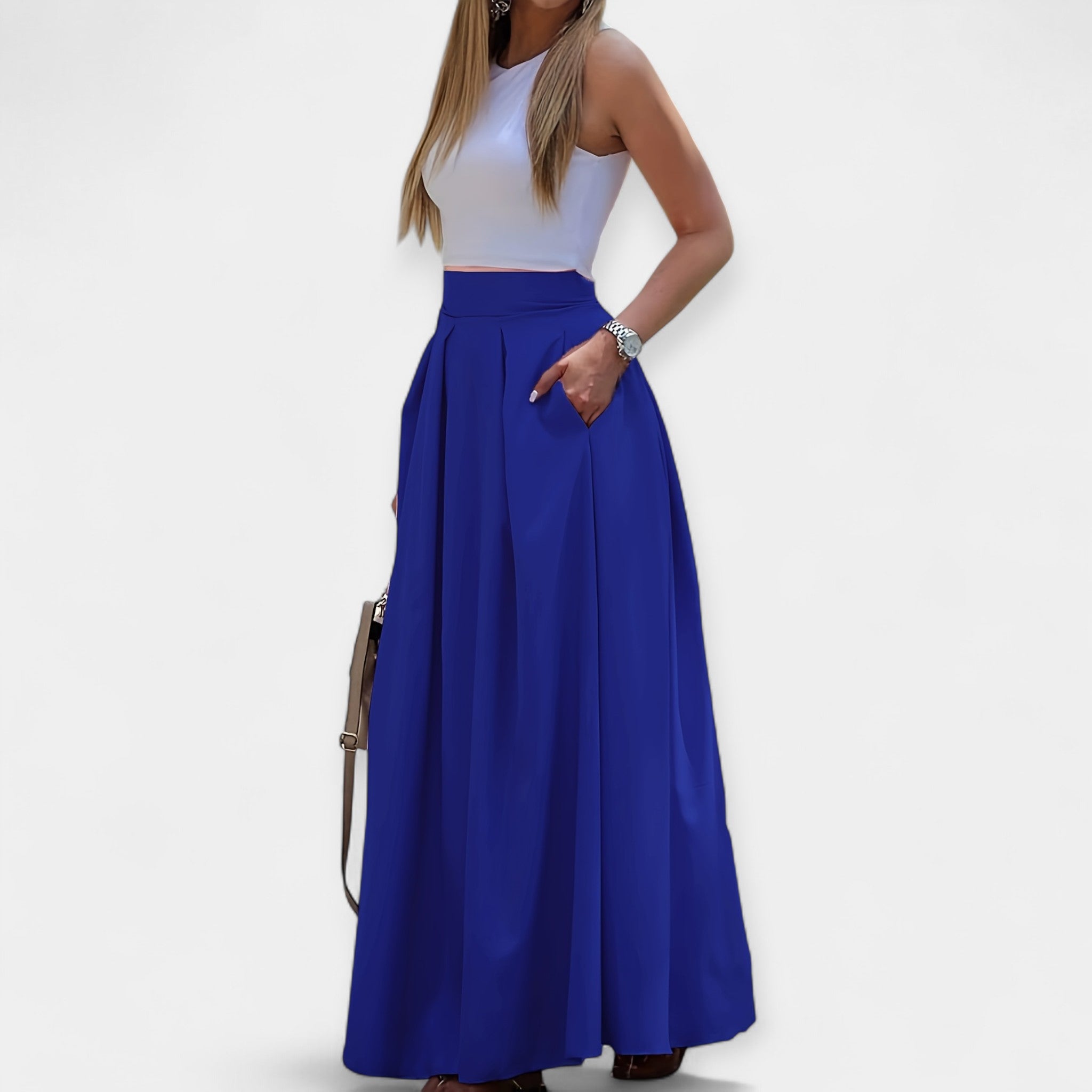 Falda Midi Clásica y Elegante