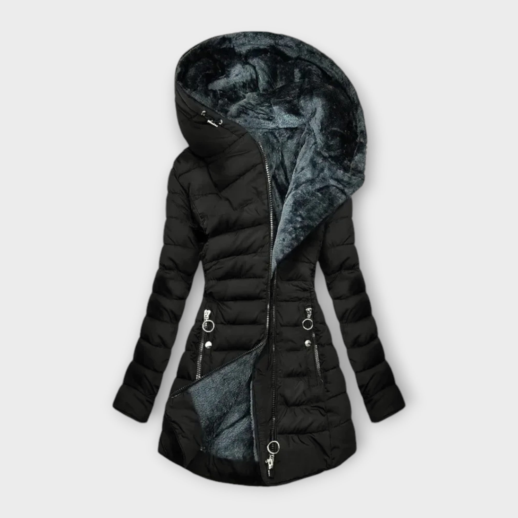 Kori - Chaqueta con forro de piel amigable