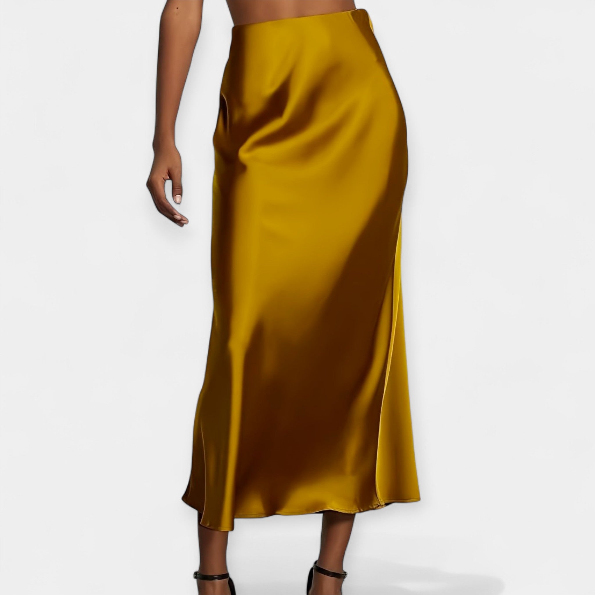 Falda Satén Elegante