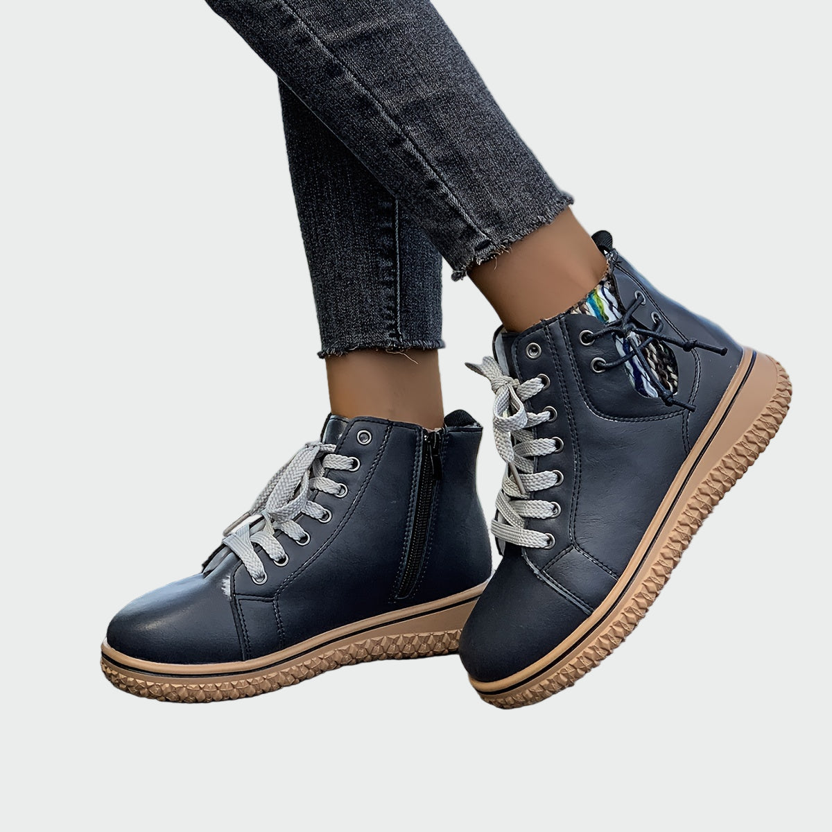 Botines ortopédicos de piel