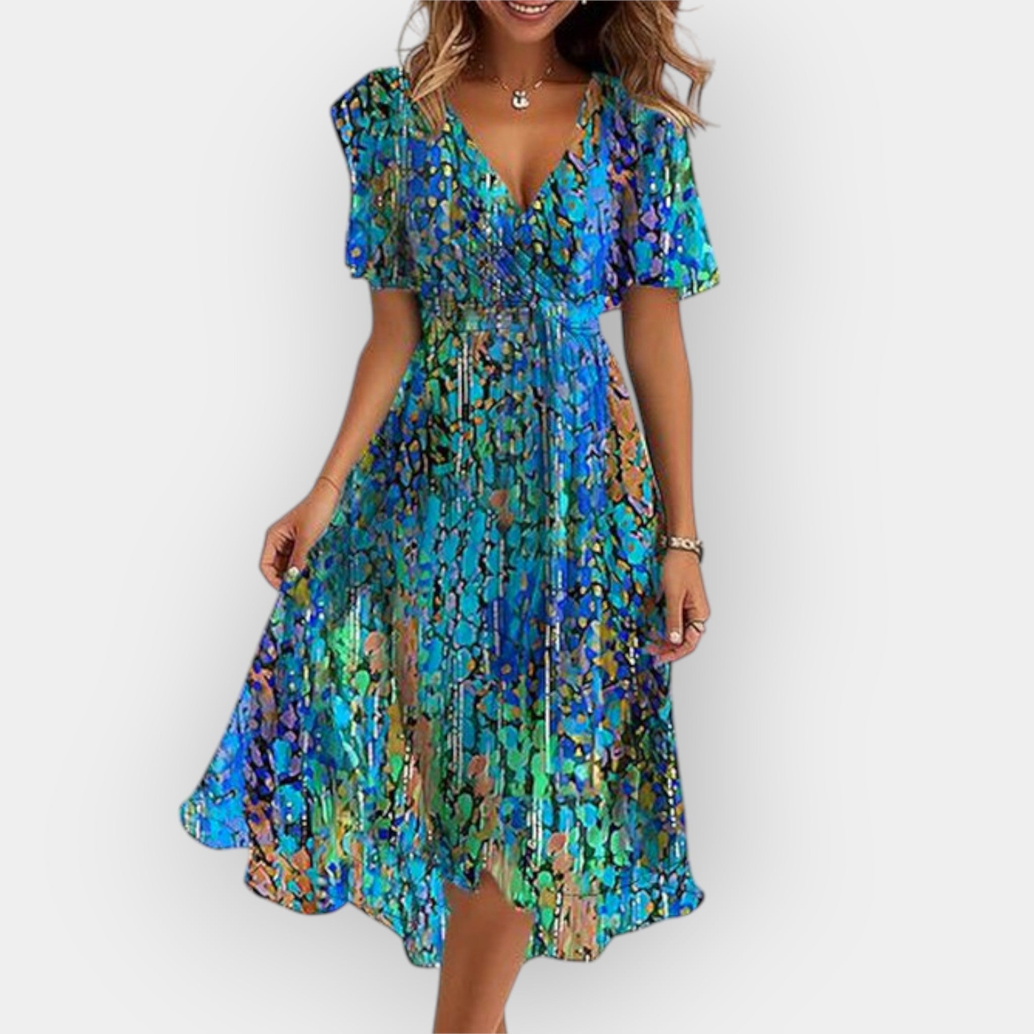 Vestido Midi Femenino y Cómodo