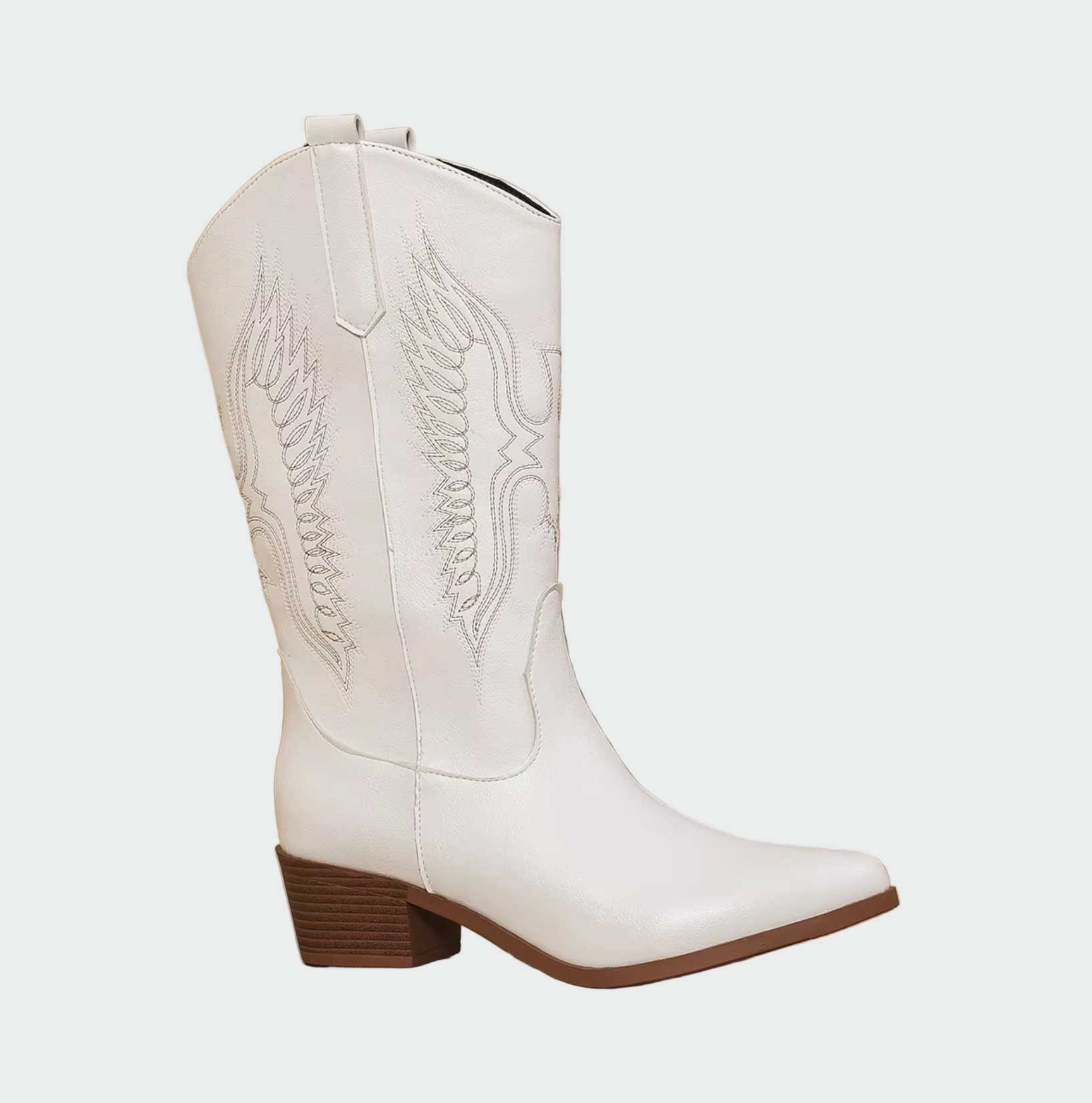 Botas vaqueras de cuero estilo western