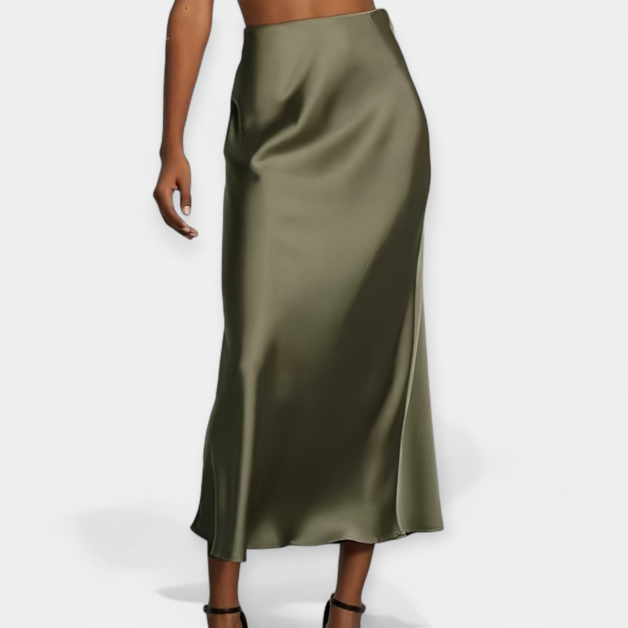 Falda Satén Elegante