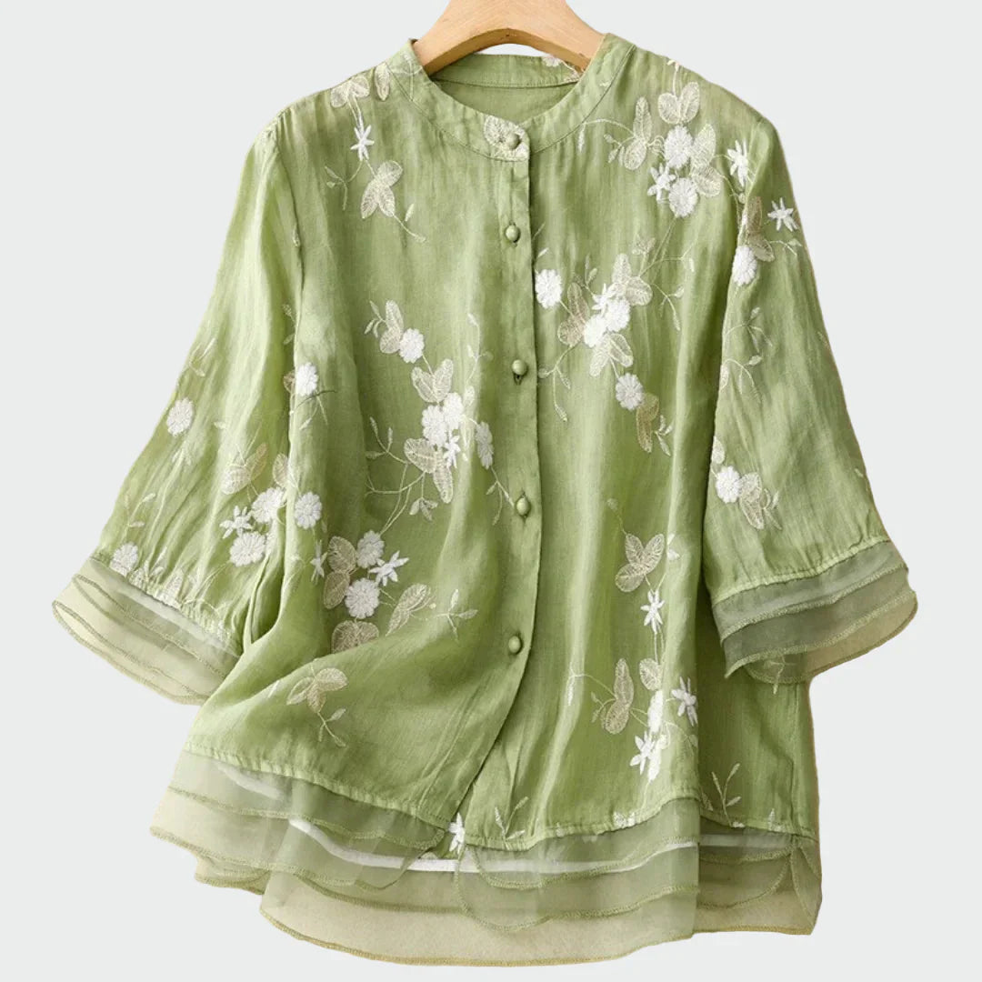 blusa bordada