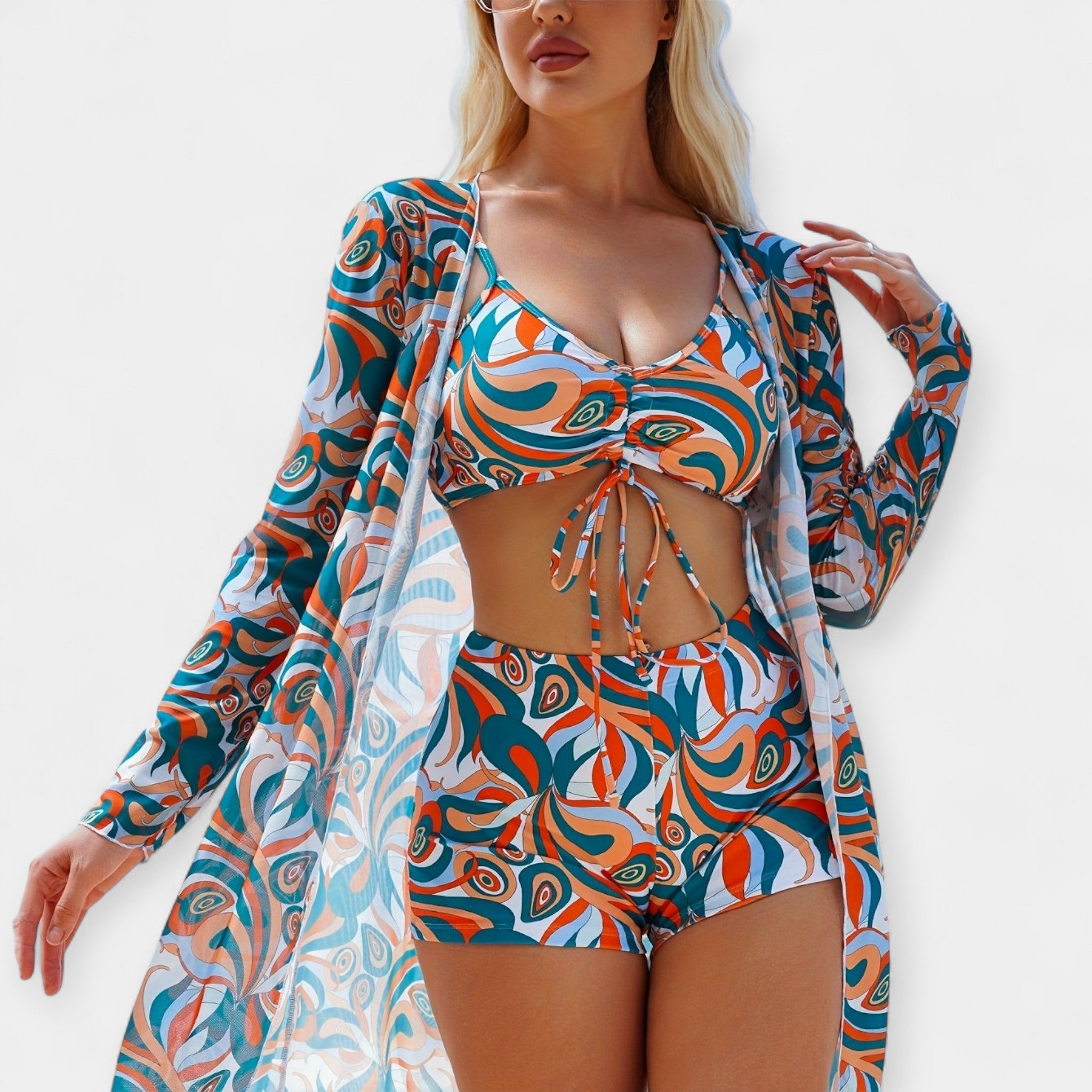 Set Moderno con Bikini y Cubierta