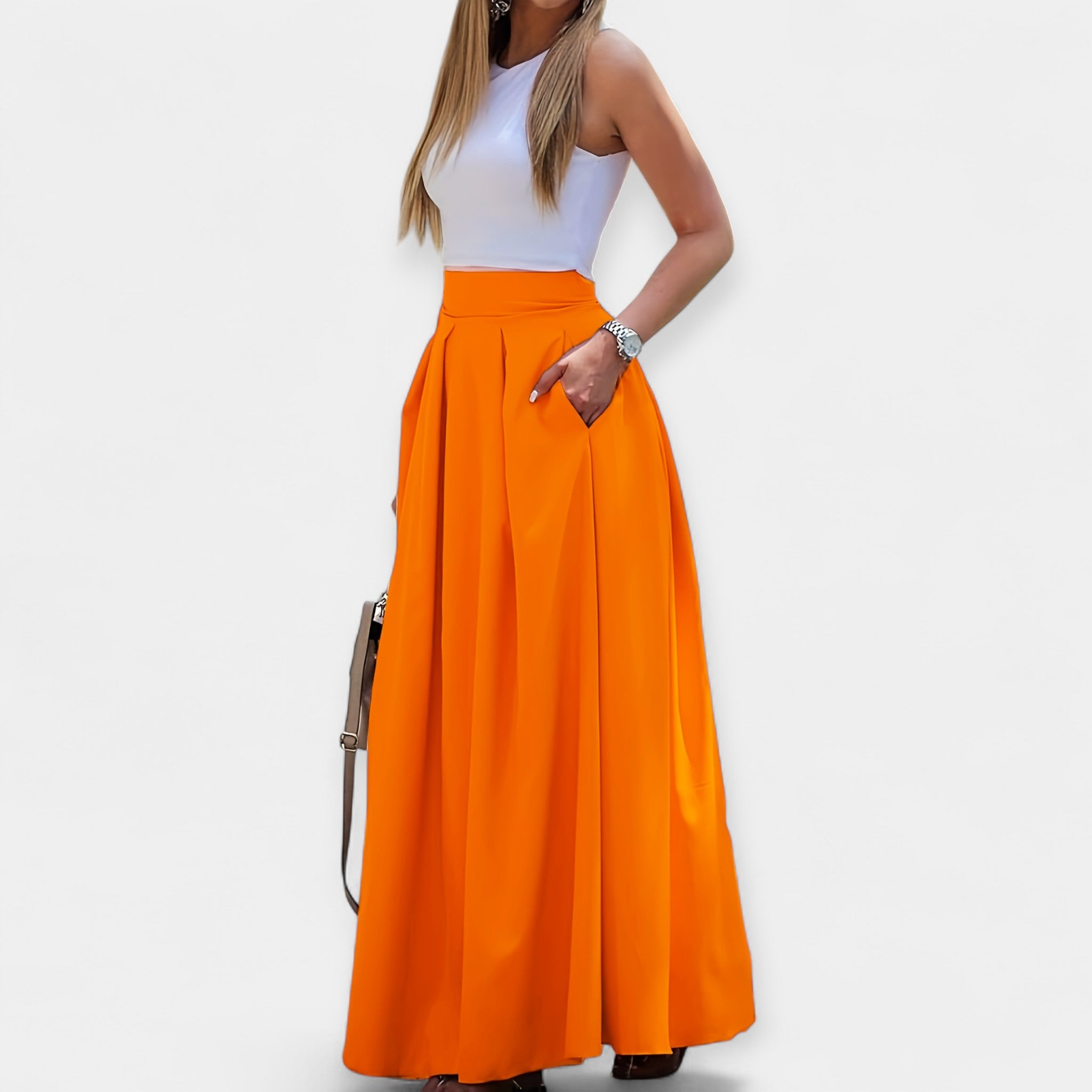 Falda Midi Clásica y Elegante