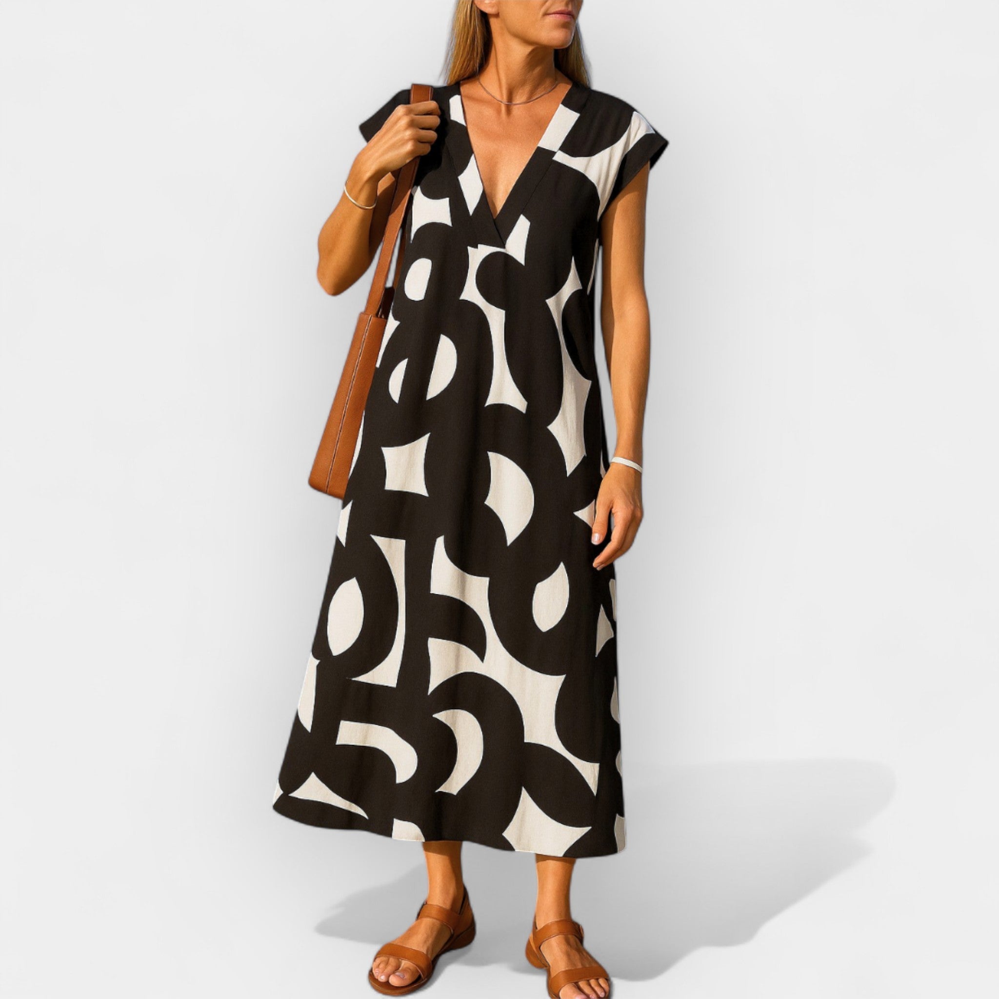 Vestido Versátil con Escote en V