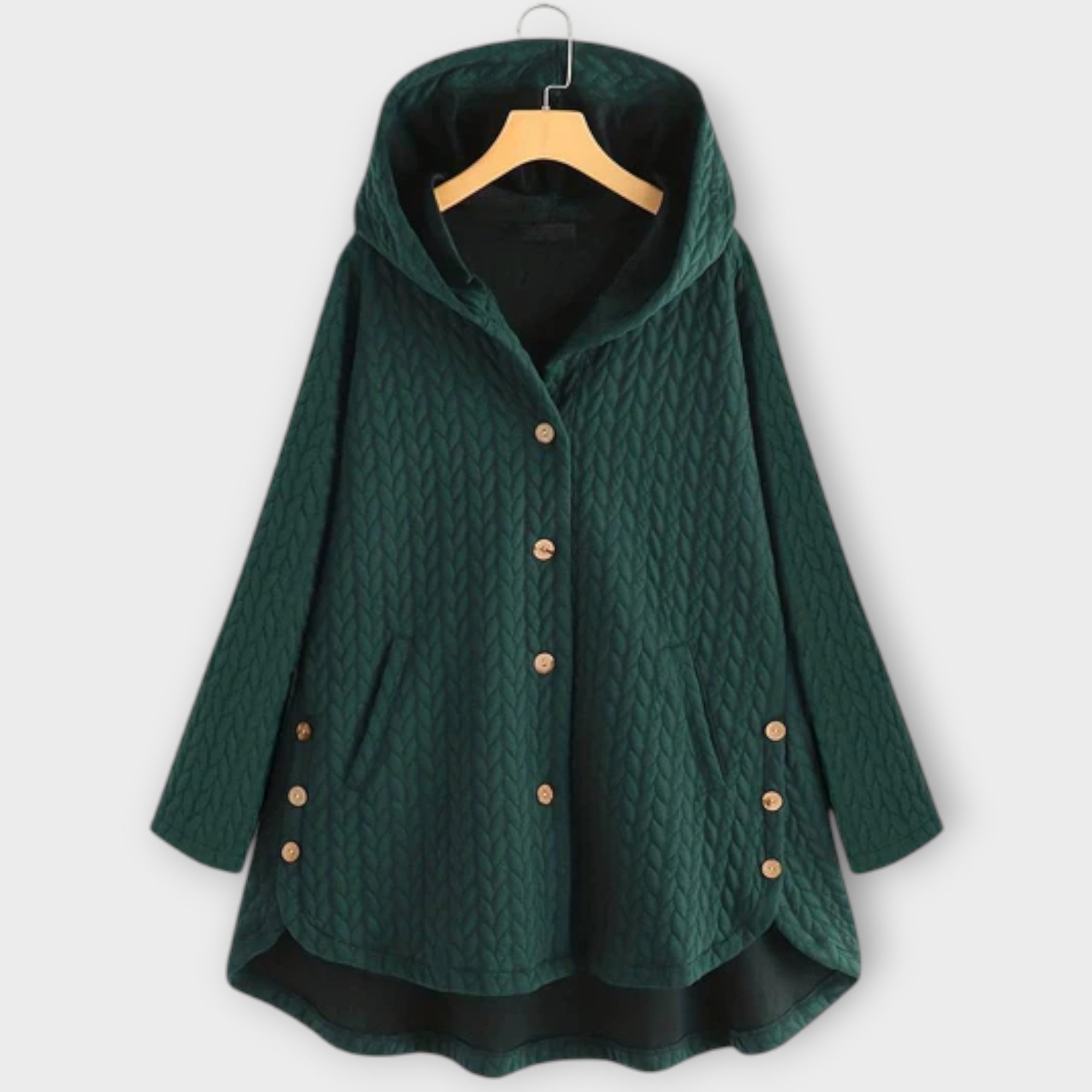 Leslie - Chaqueta abrigada con botones