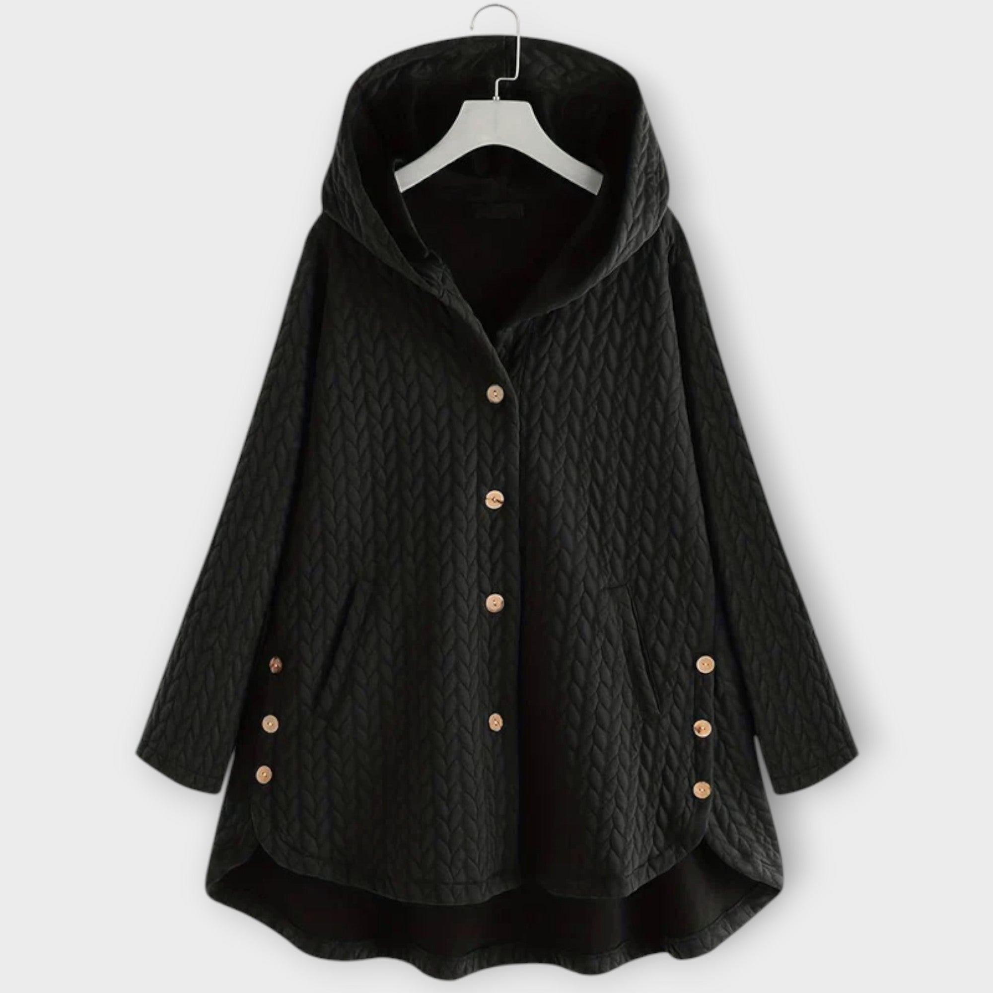 Leslie - Chaqueta abrigada con botones