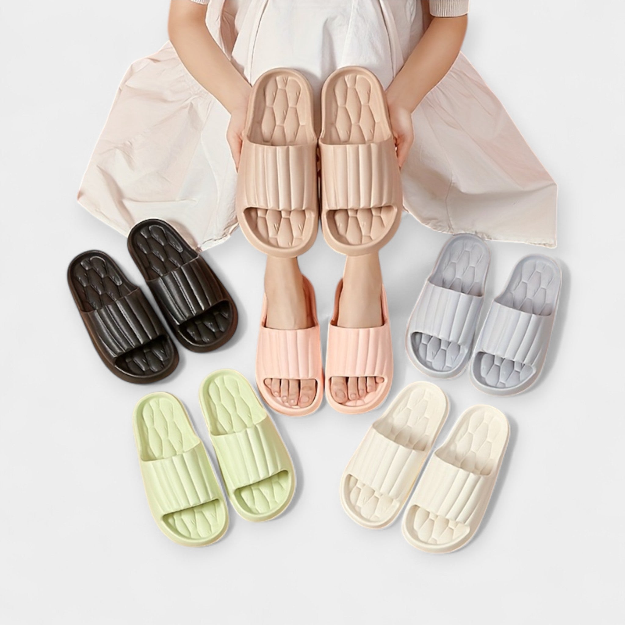 Pantuflas Suaves y Elegantes con Punta Redonda
