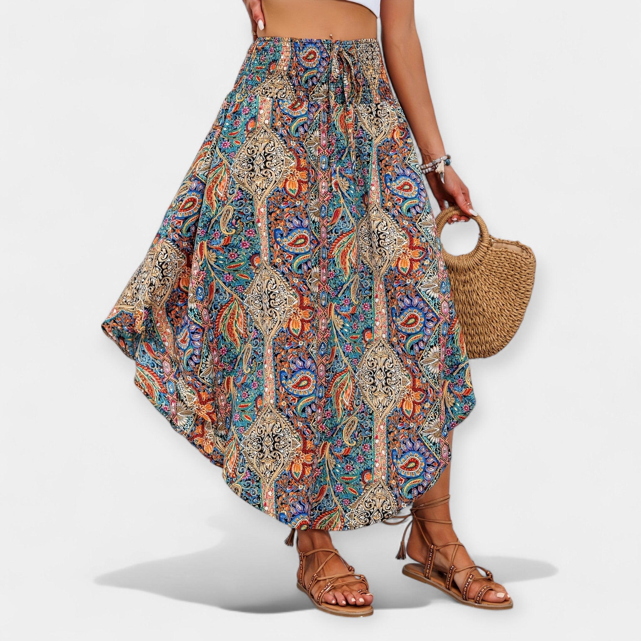 Falda A-Line Floral
