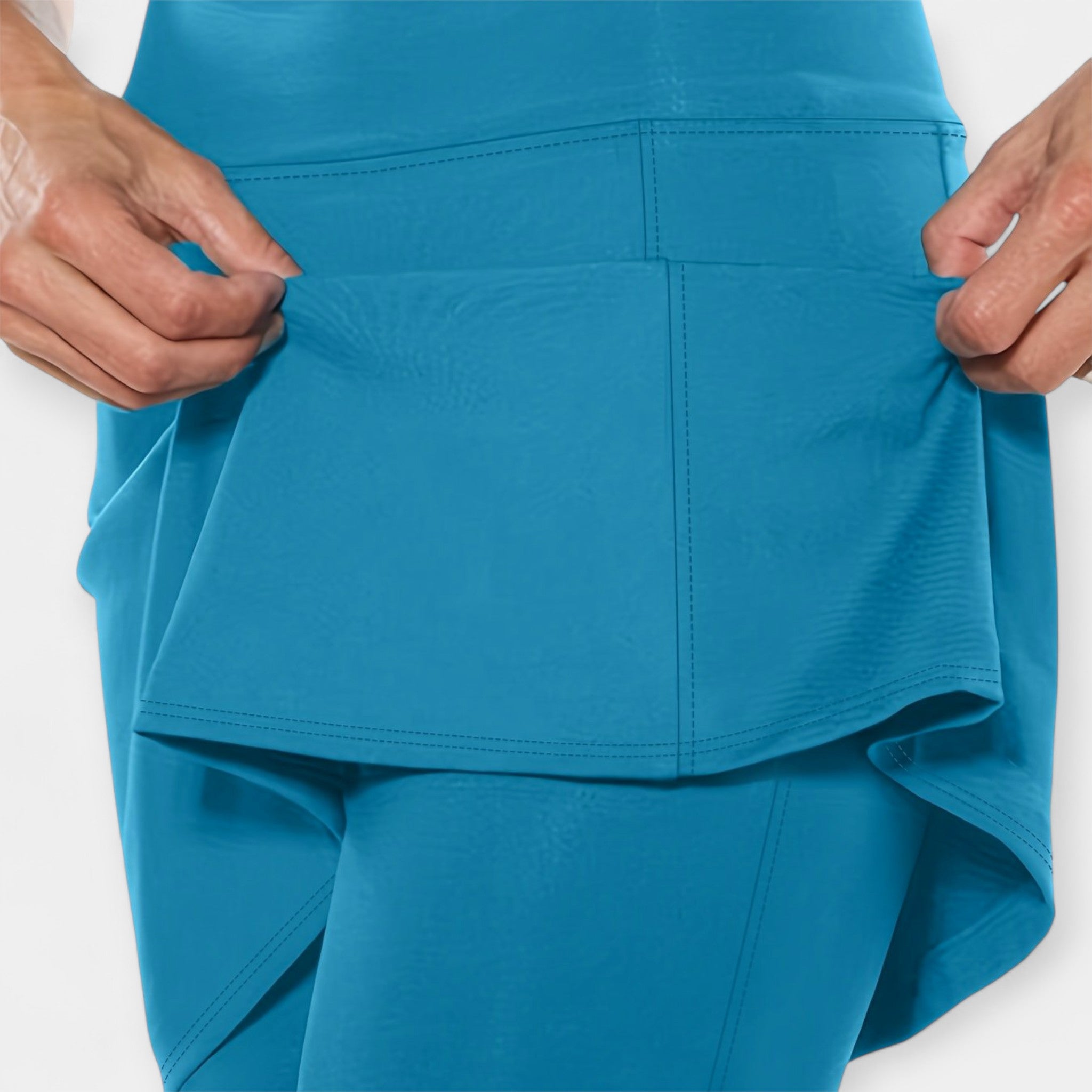 Shorts-Falda de Talle Alto