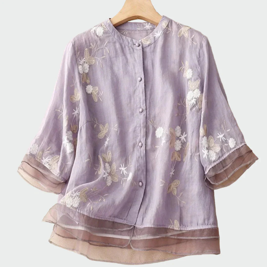 blusa bordada