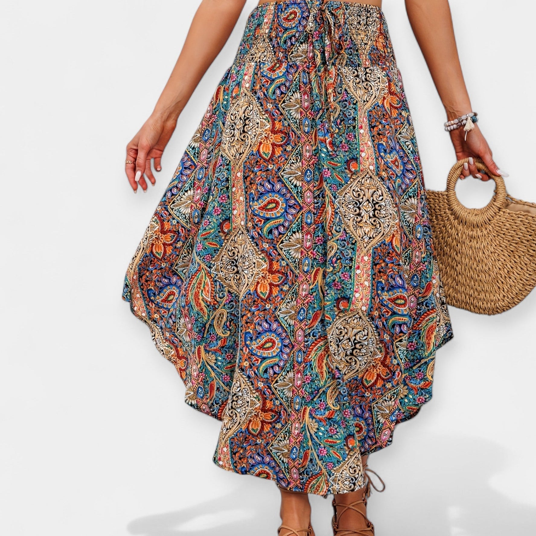 Falda A-Line Floral
