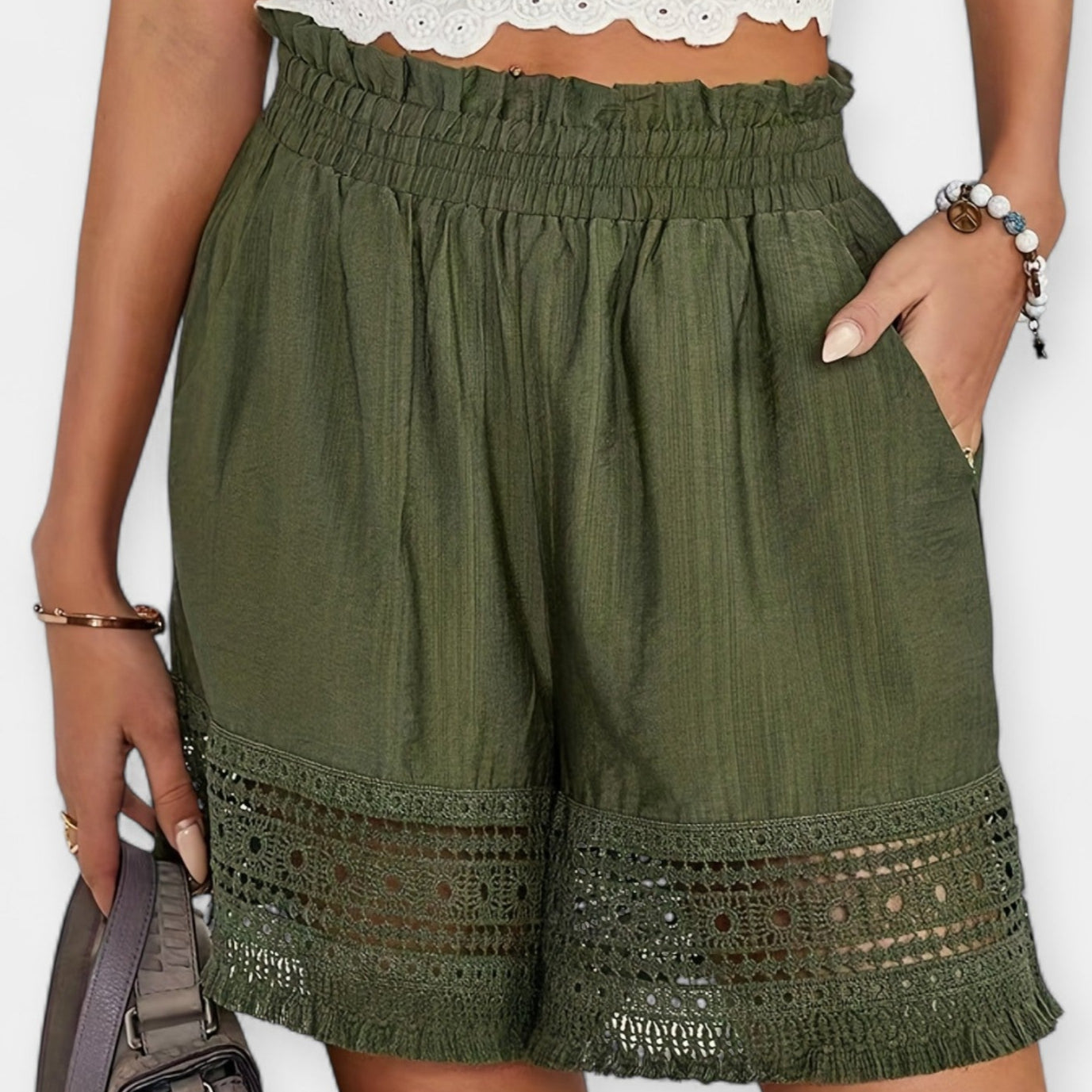 Shorts de Encaje Veraniegos