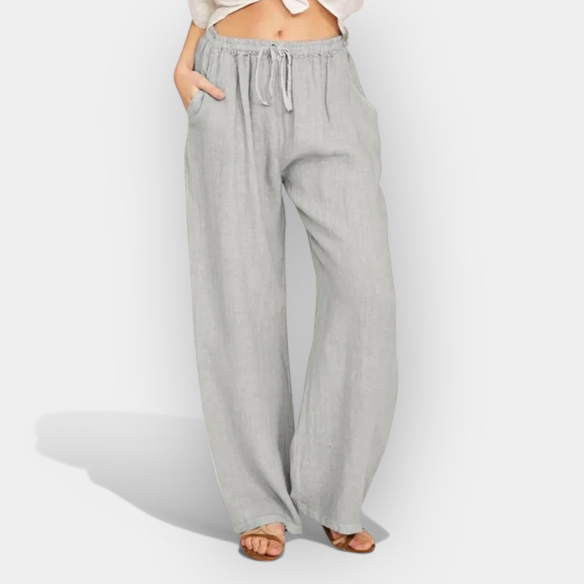Pantalón de Lino Relajado