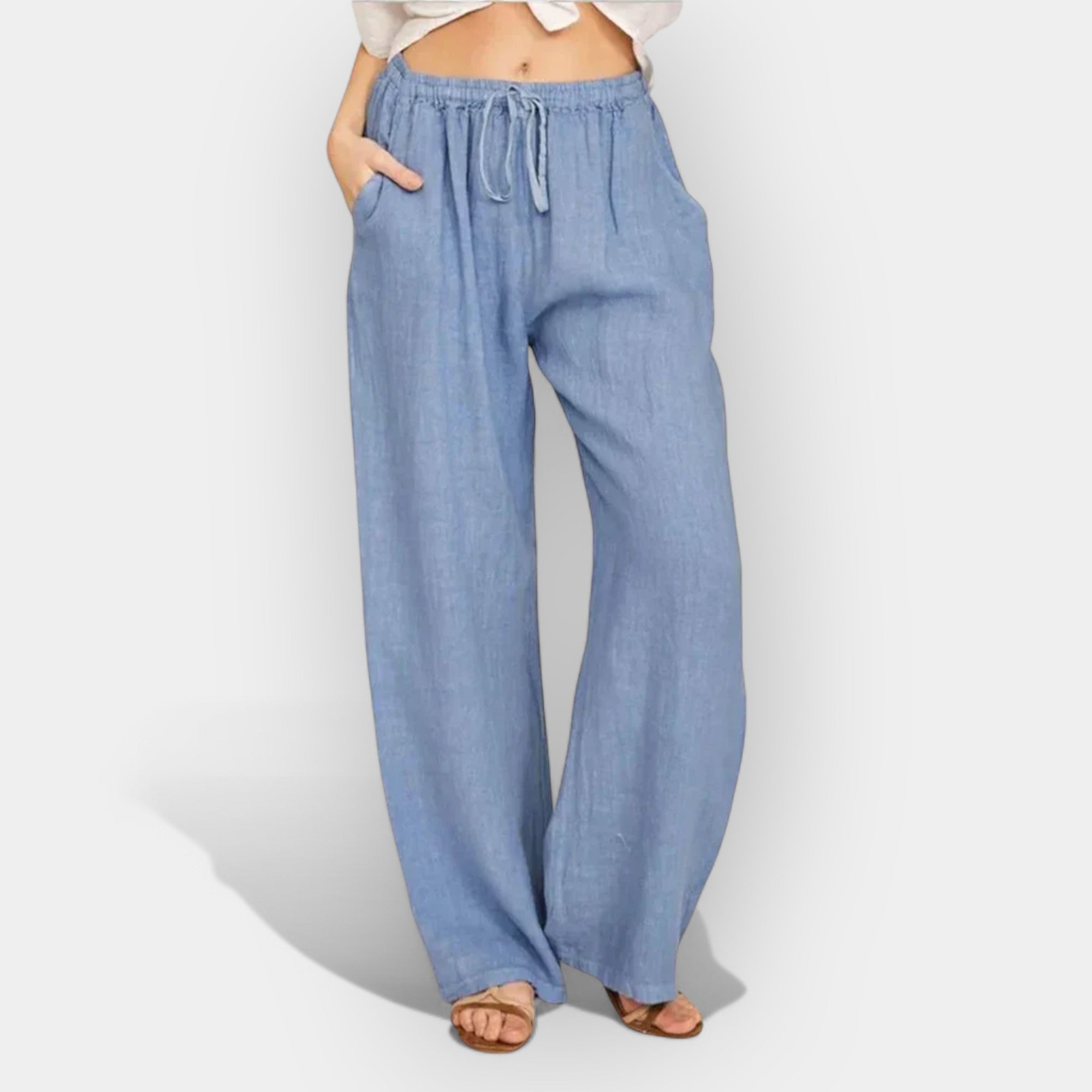 Pantalón de Lino Relajado