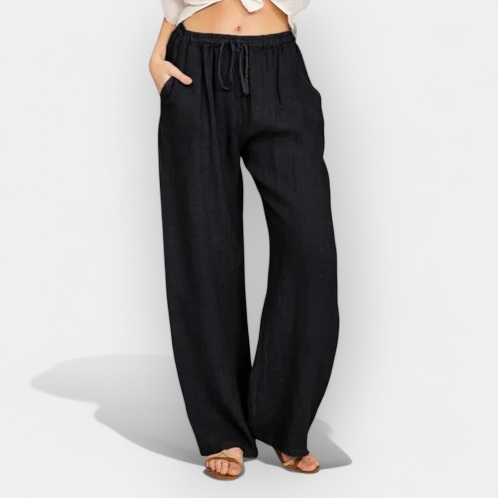 Pantalón de Lino Relajado