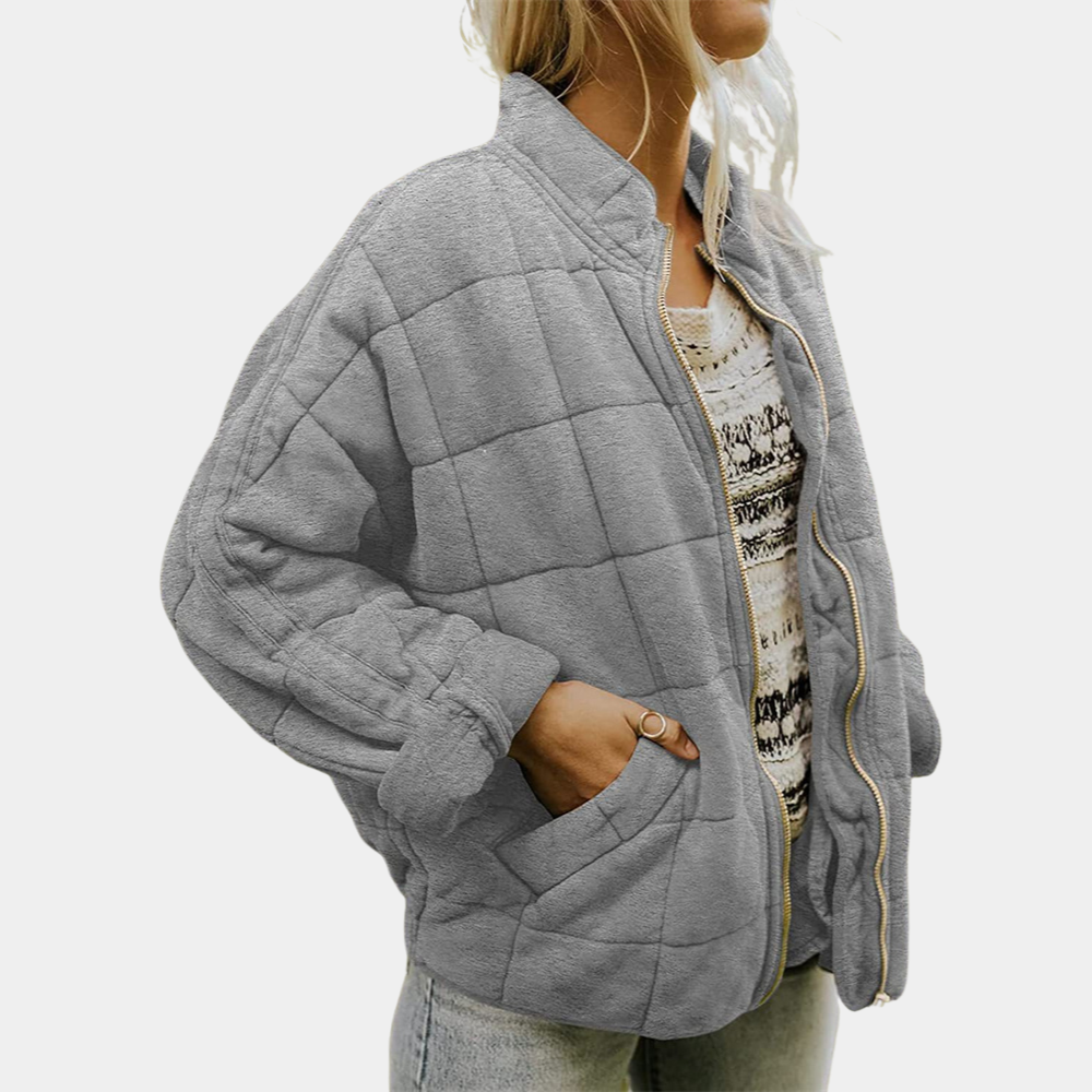 Chaqueta acolchada elegante y cómoda.