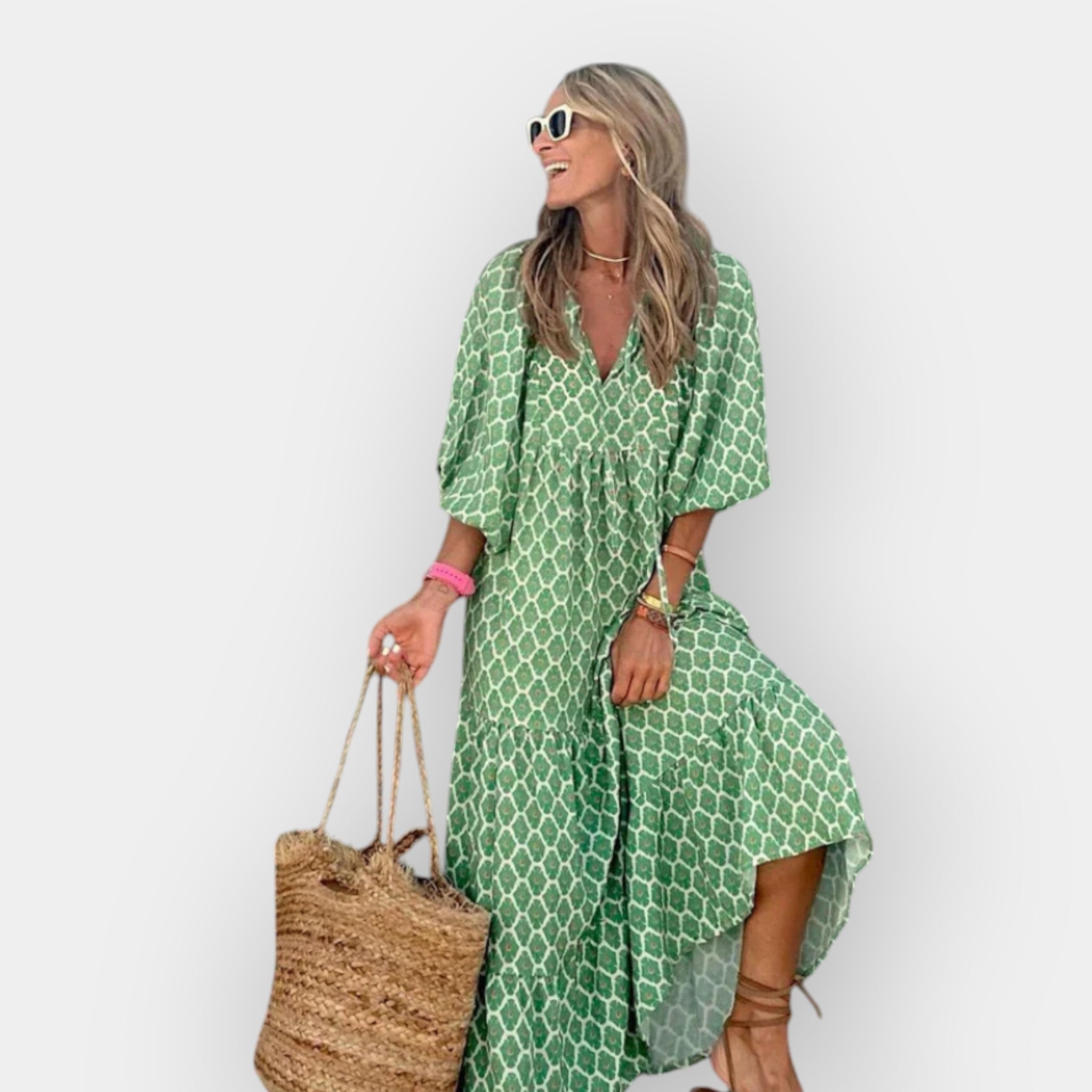 Vestido Floral Midi