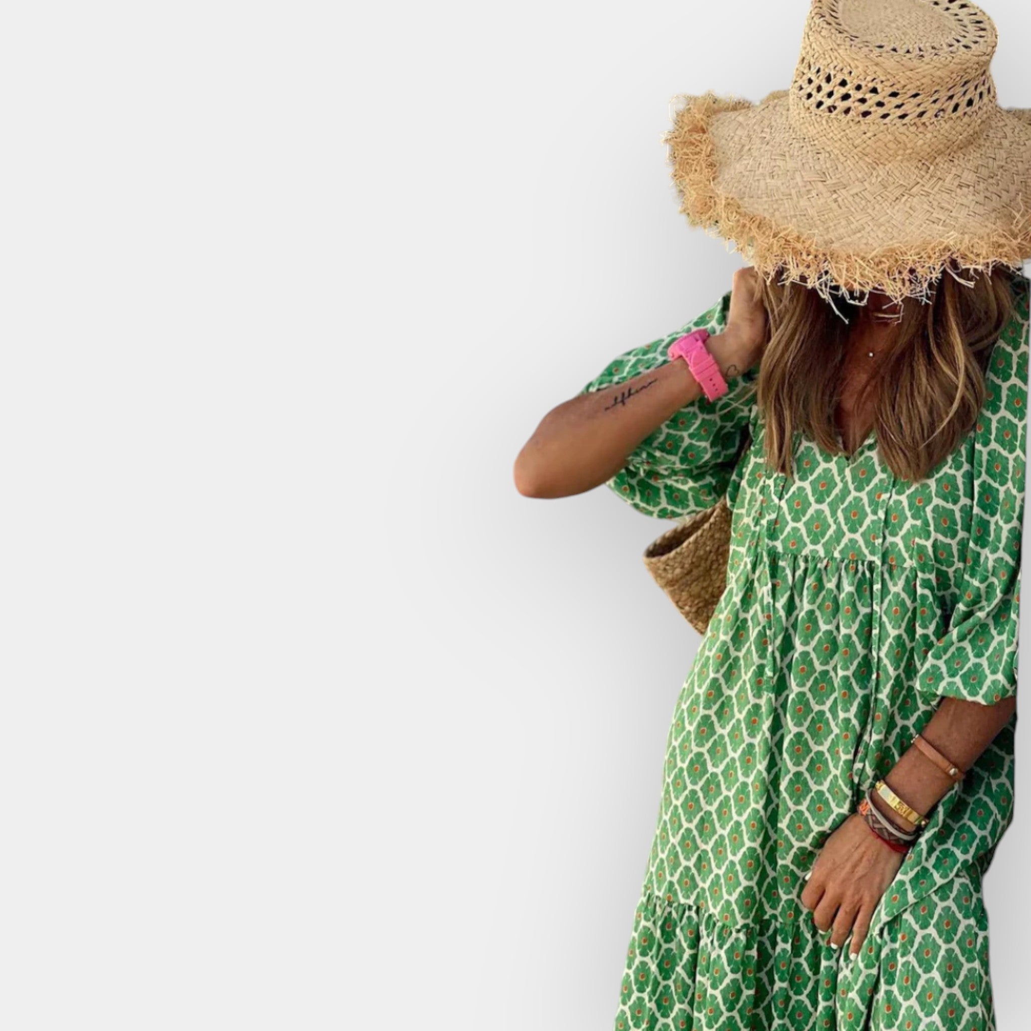 Vestido Floral Midi