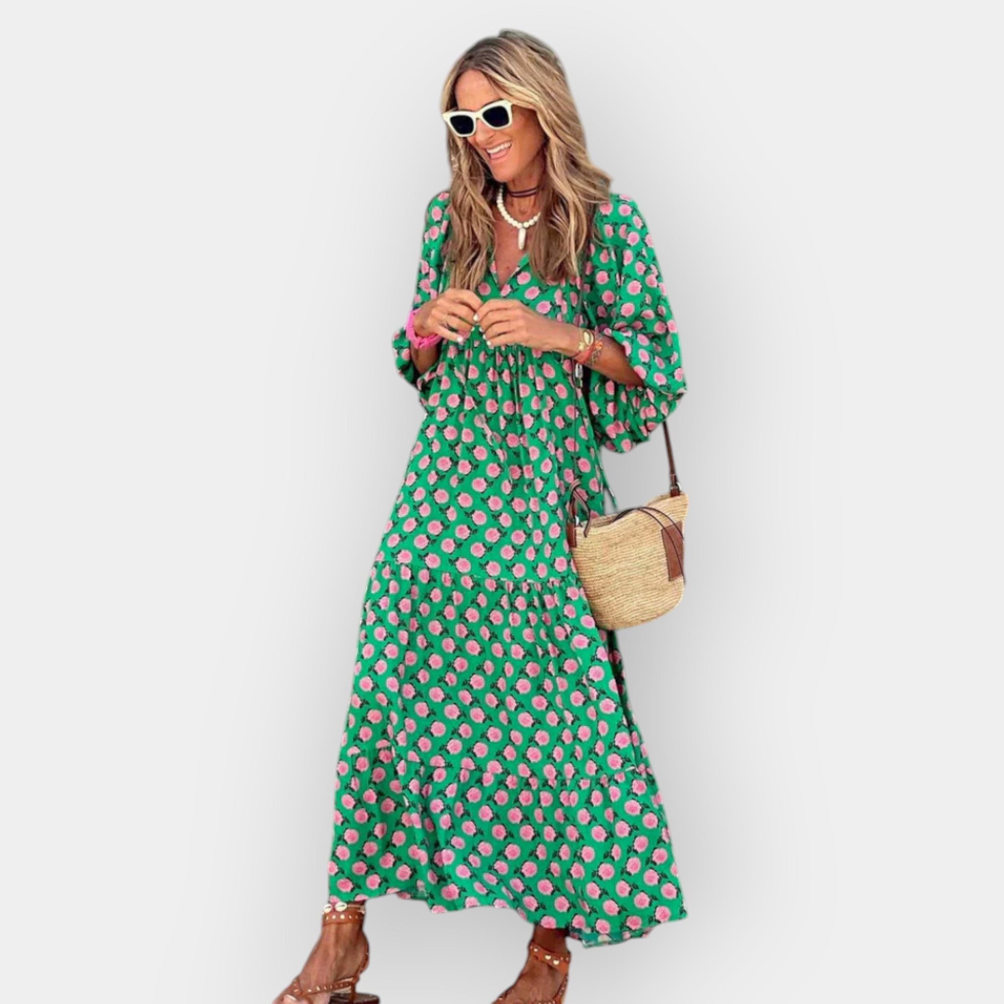 Vestido Floral Midi