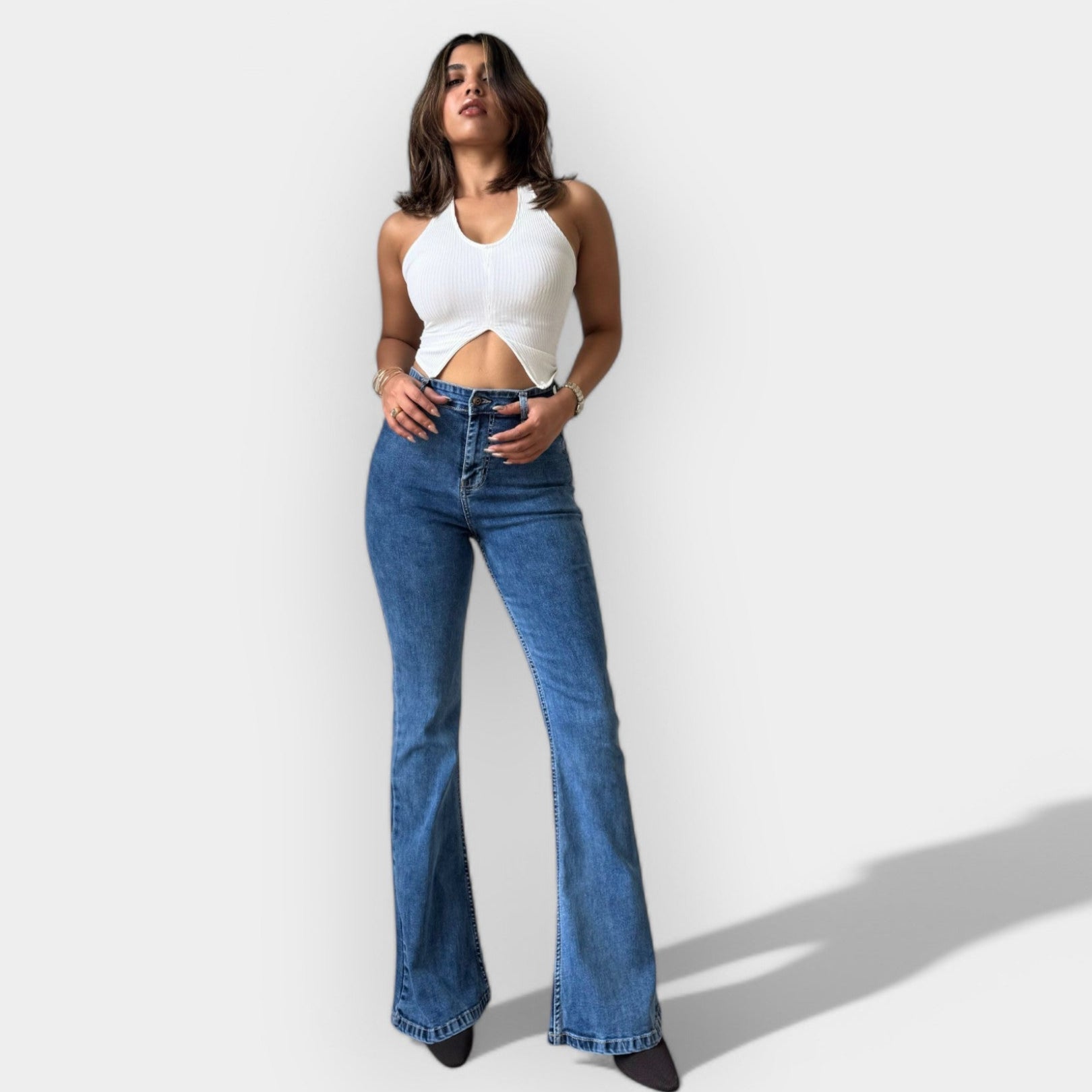 Jeans Flare Alto