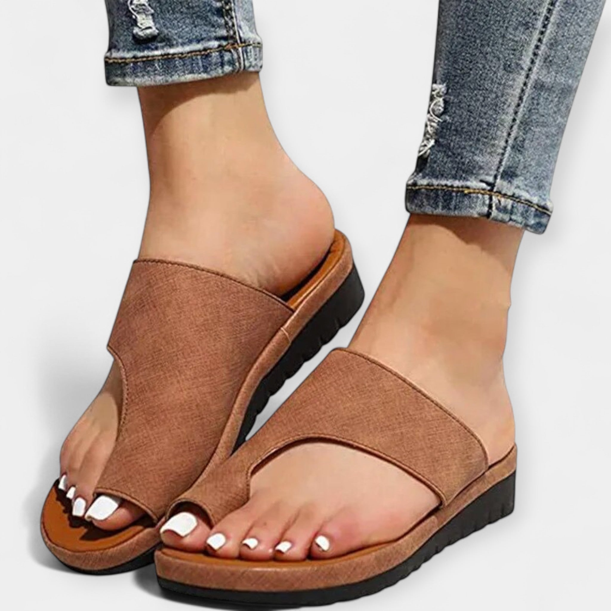 Sandalias de Cuero Premium & Soporte Anatómico