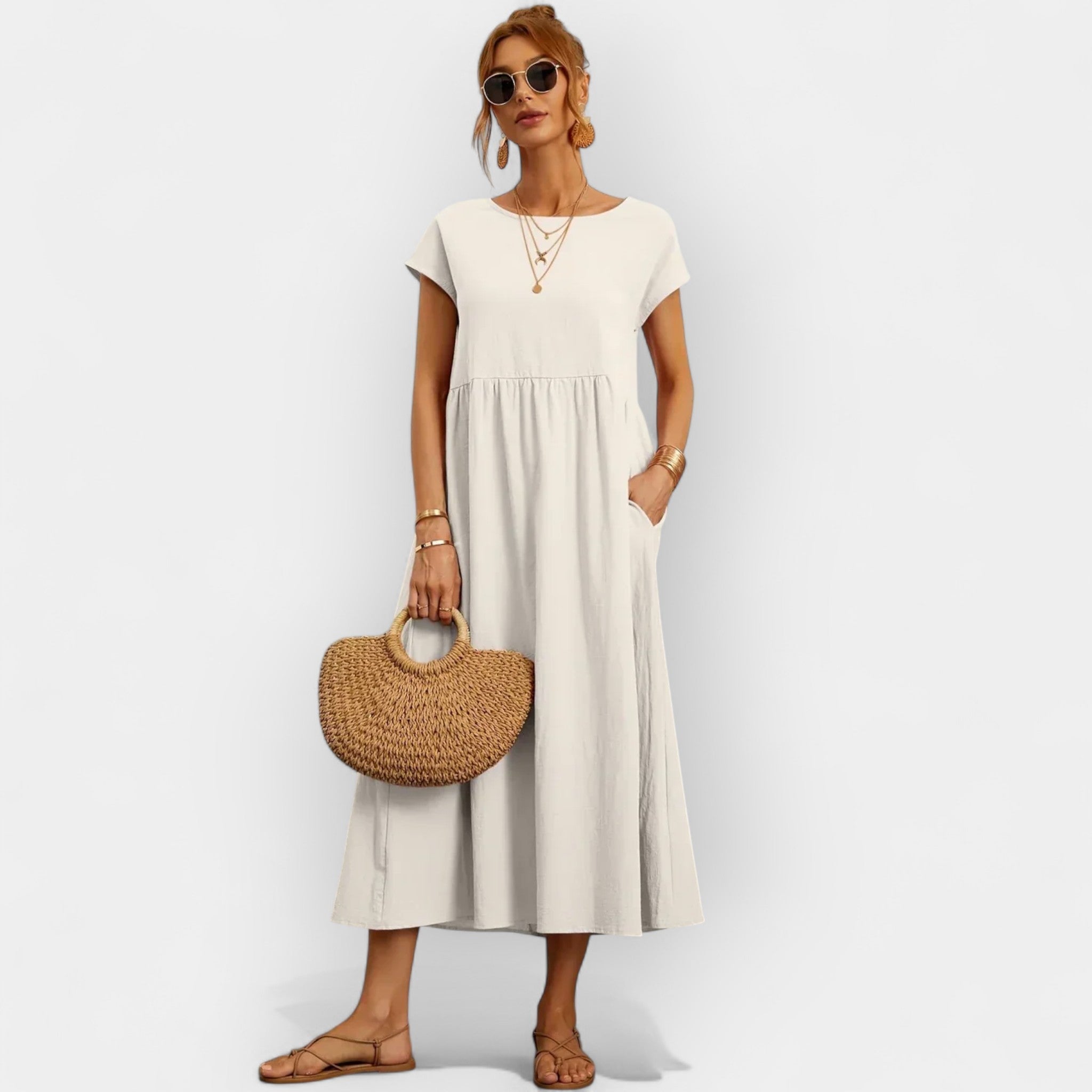 Vestido Casual y Cómodo de Algodón