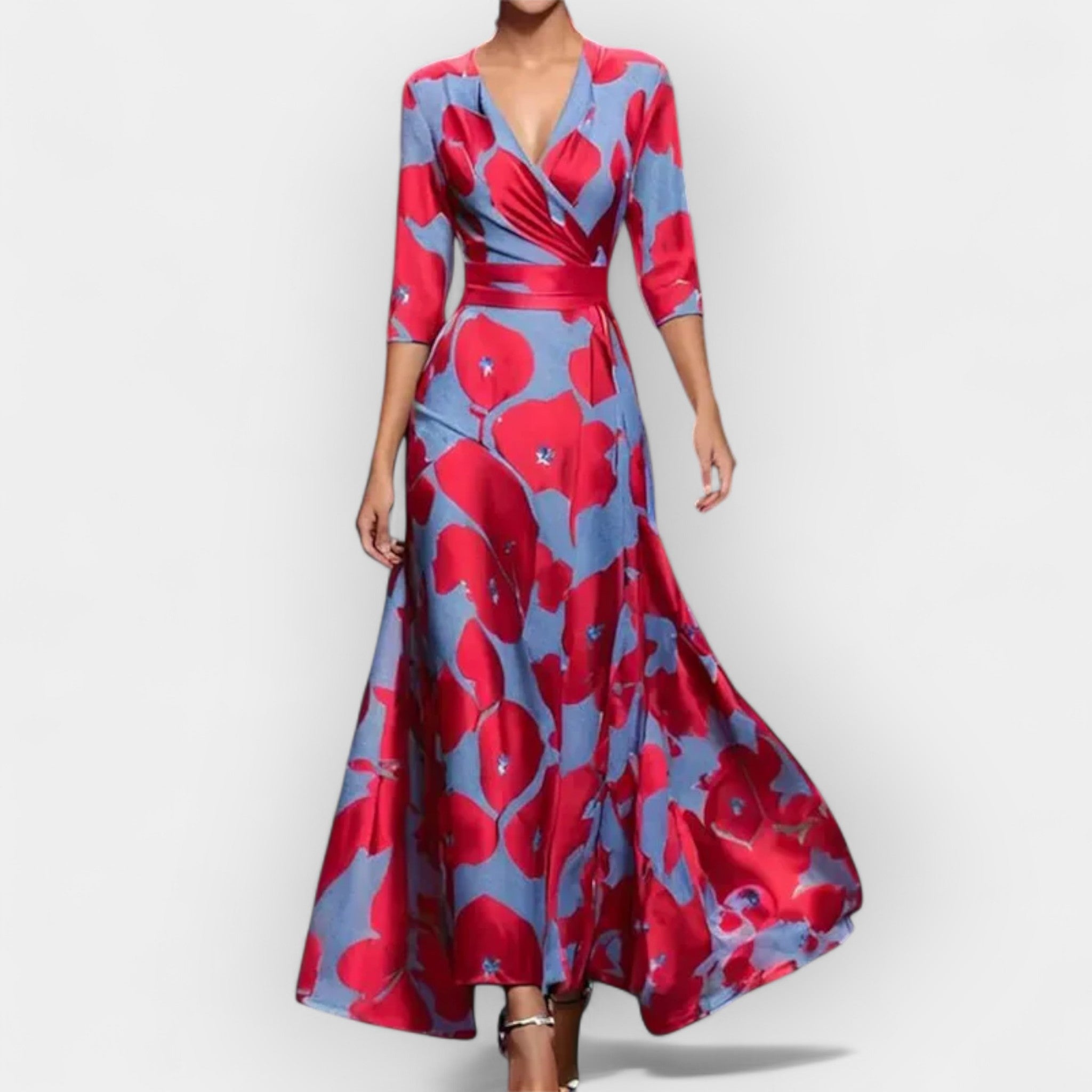 Vestido Maxi Floral Romántico
