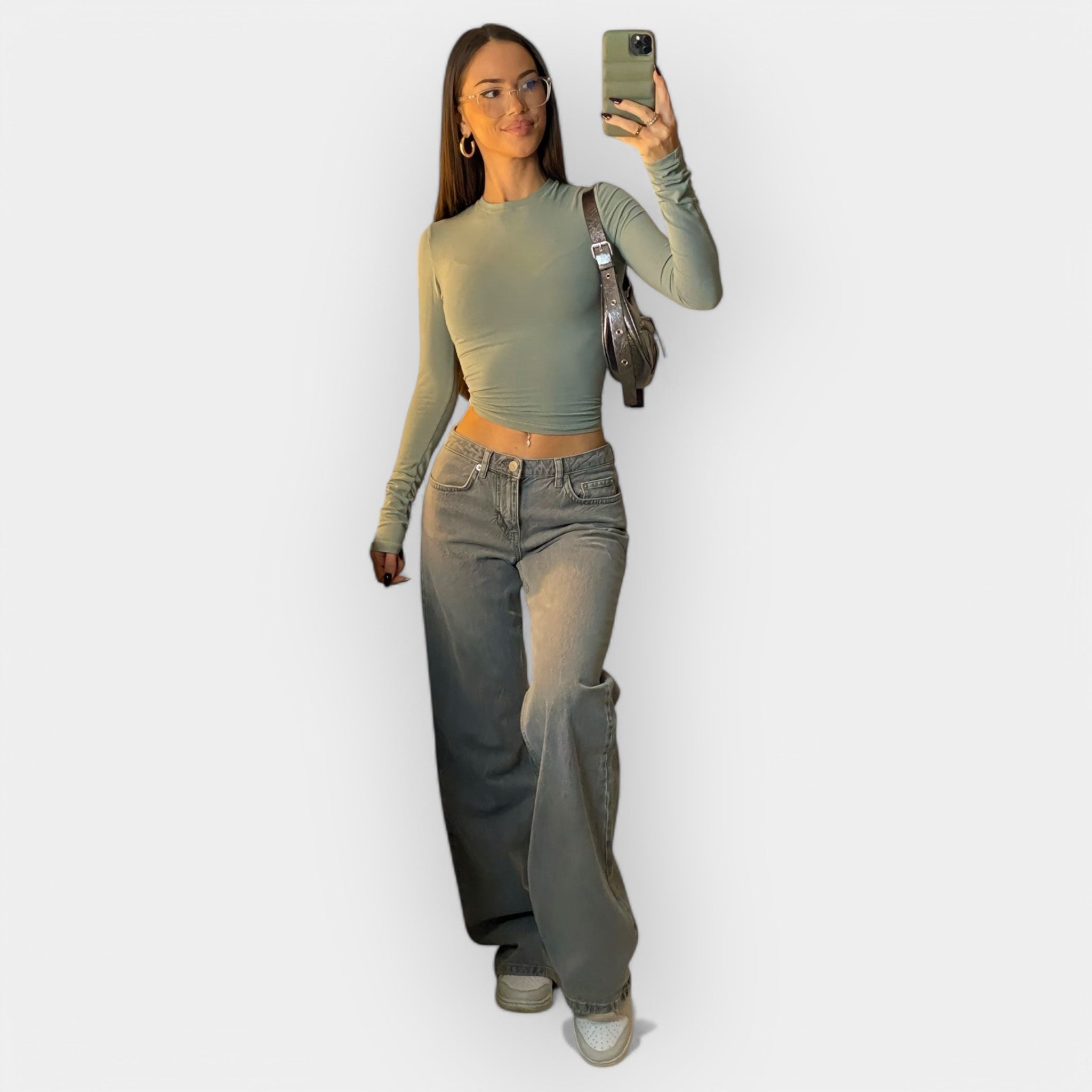 Jeans de Cintura Baja Cómodos