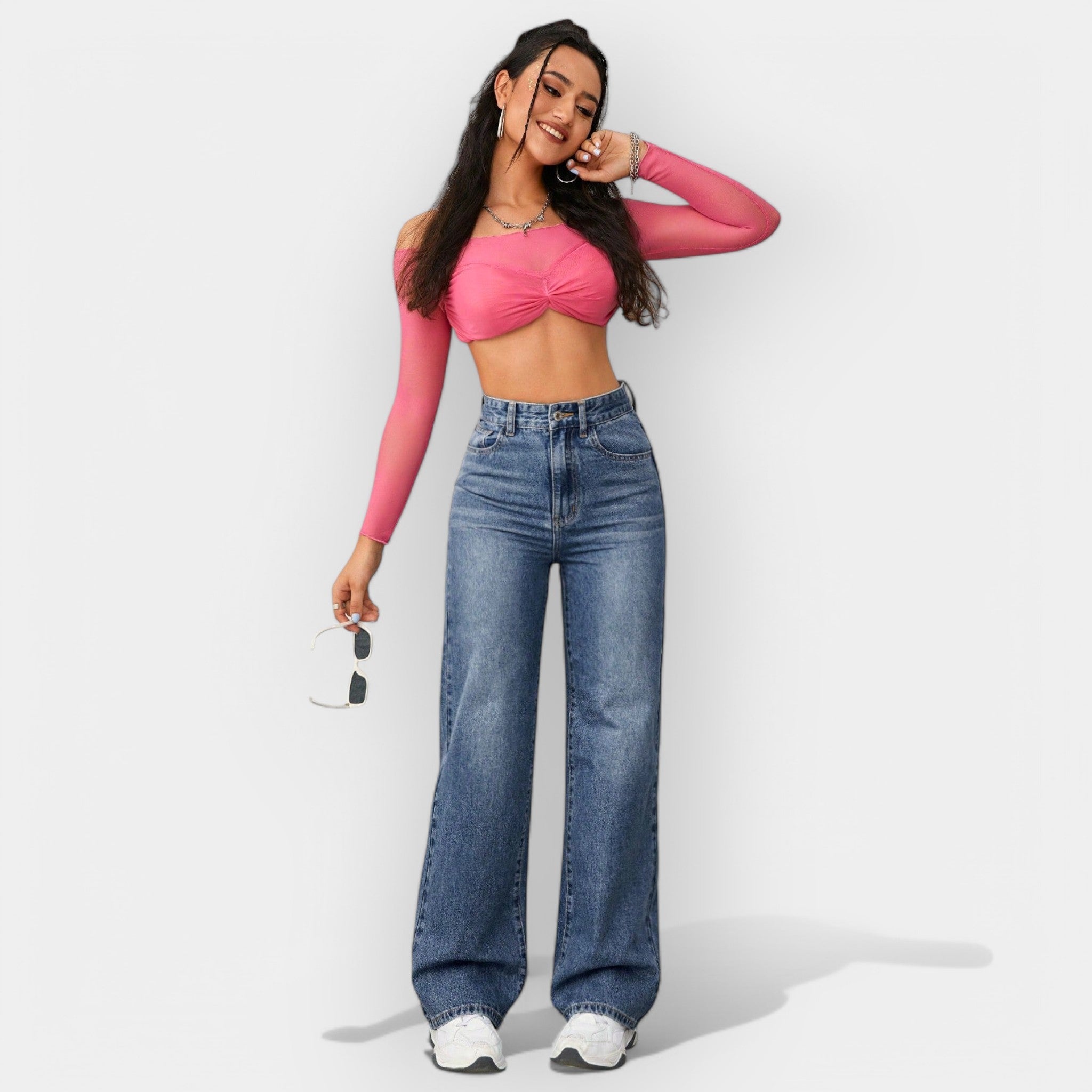 Jeans Clásicos de Corte Recto
