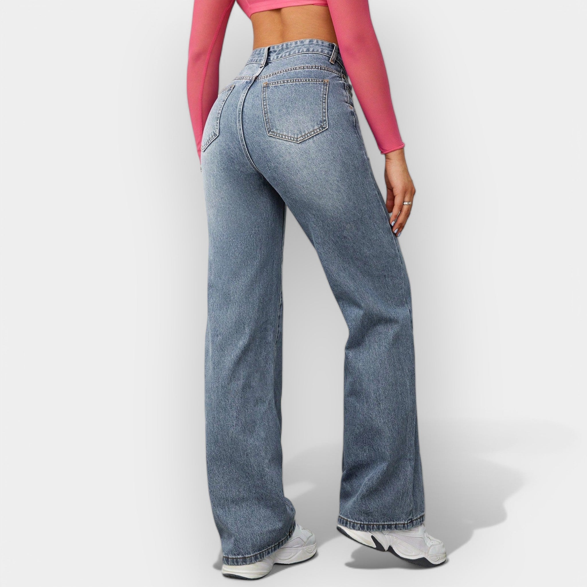 Jeans Clásicos de Corte Recto