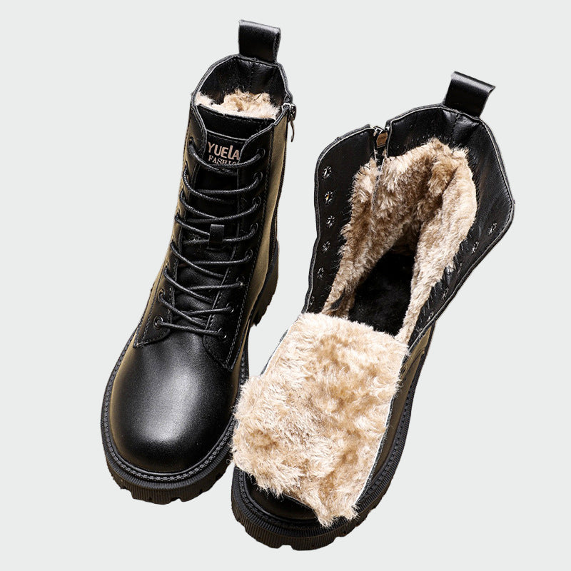 Botas de invierno de cuero