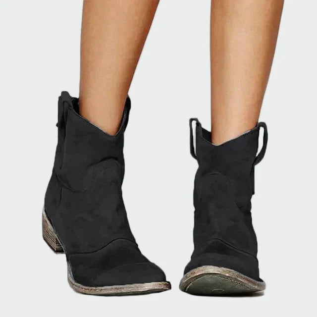 Botines vaqueros retro
