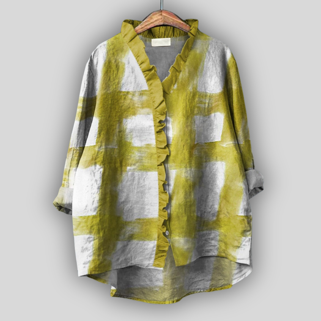 Blusa con volantes