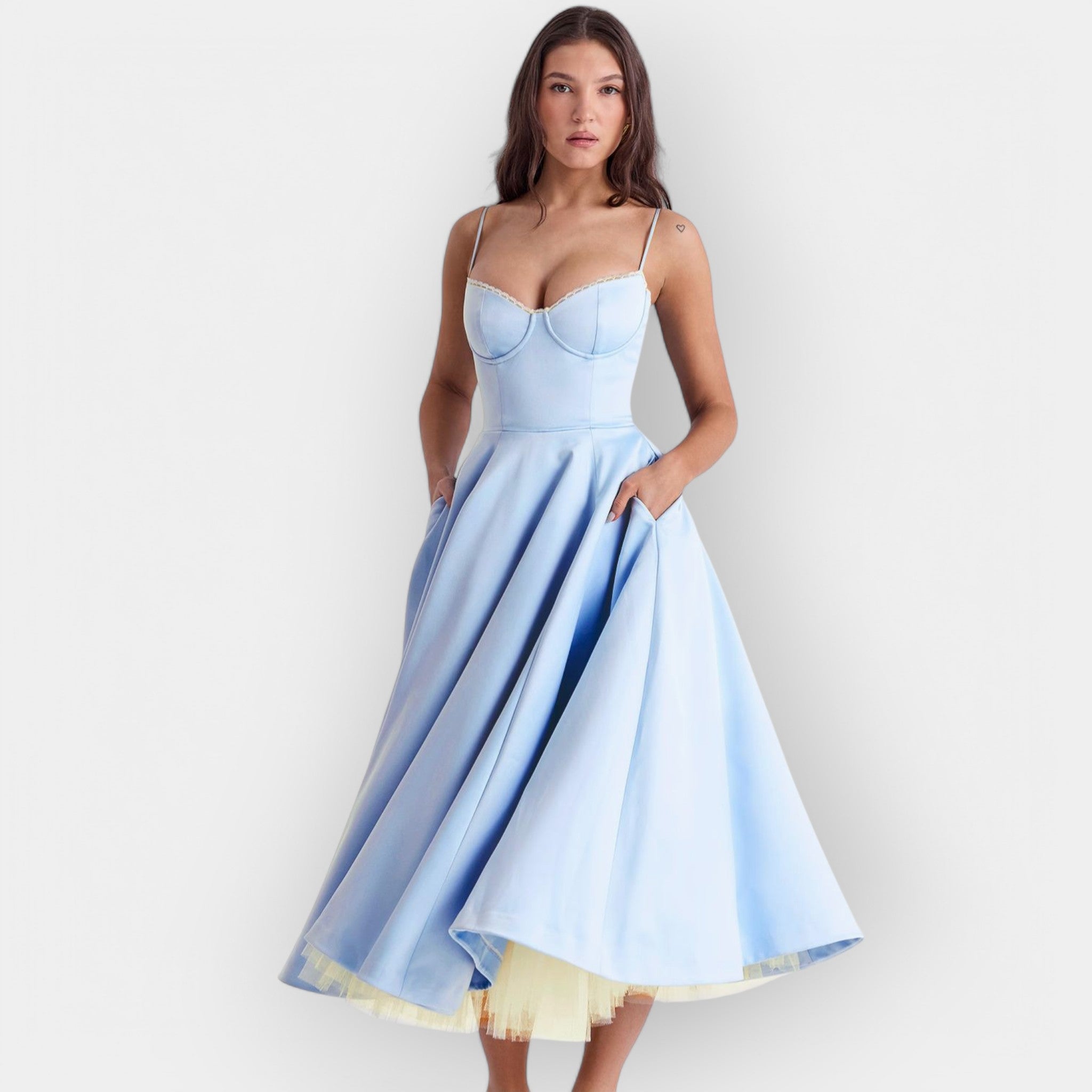 Vestido Midi Sofisticado
