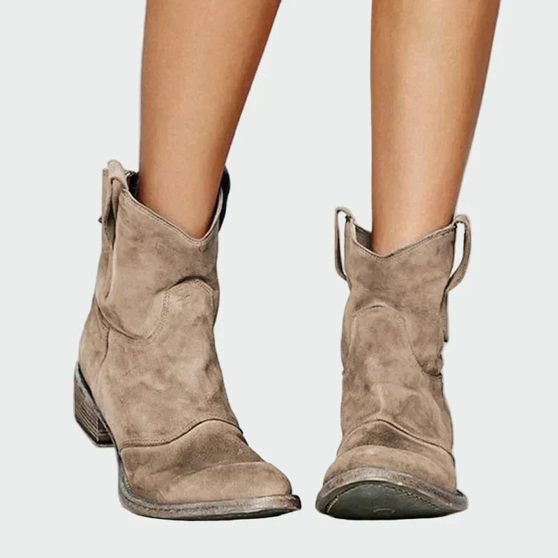 Botines vaqueros retro