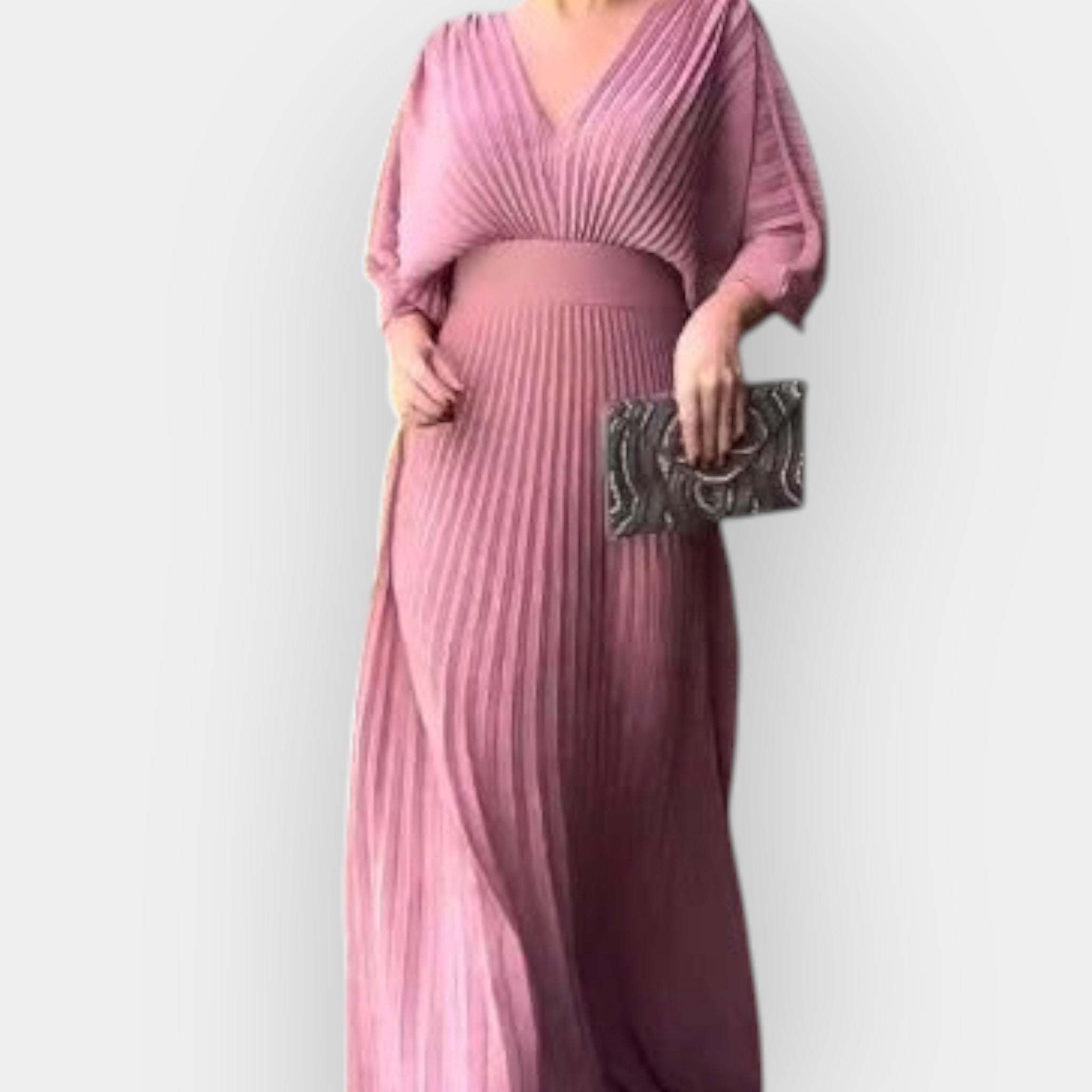 Vestido Plisado Elegante