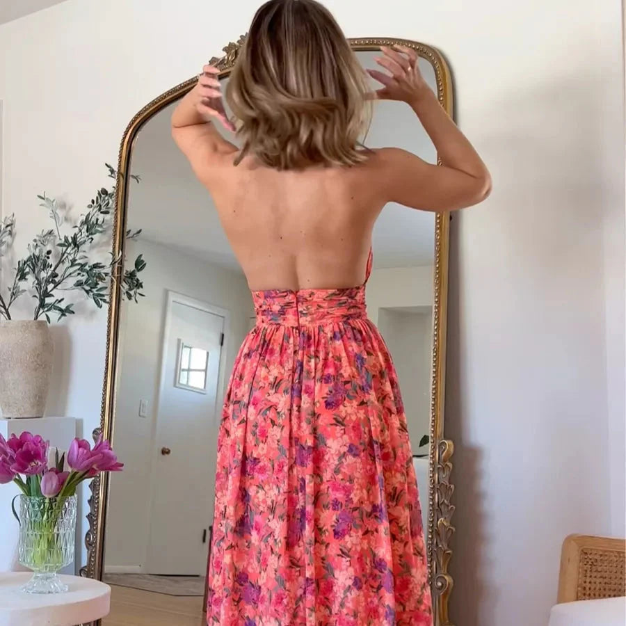 Vestido Veraniego con Espalda Abierta