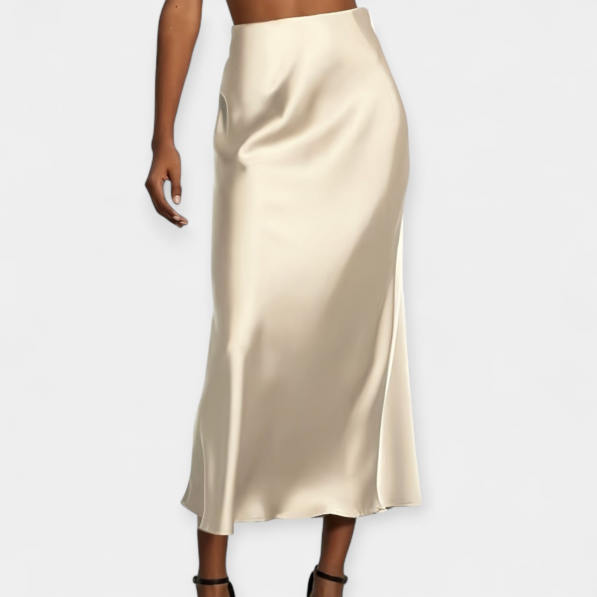 Falda Satén Elegante