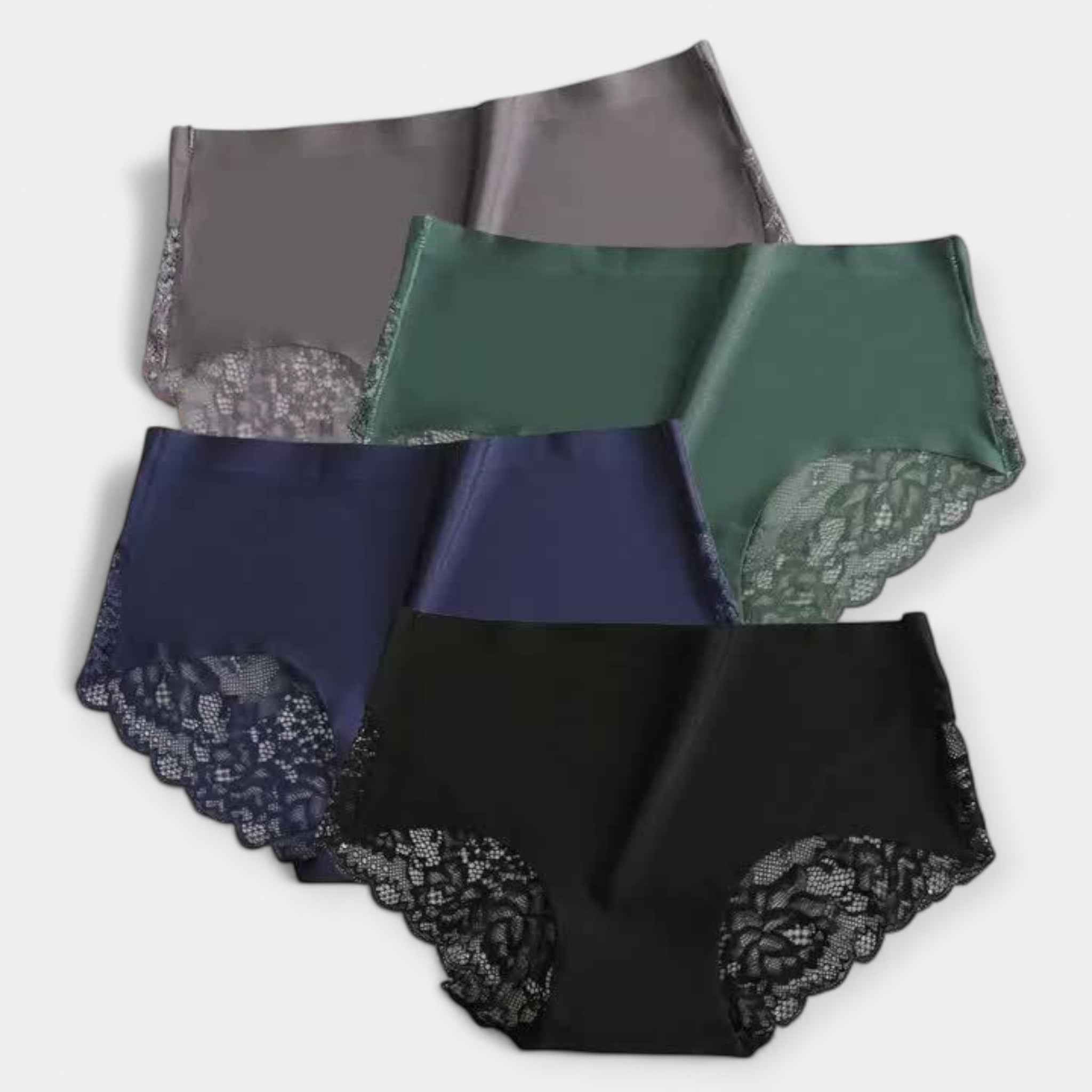 Set de 4 Bragas Sexys con Encaje