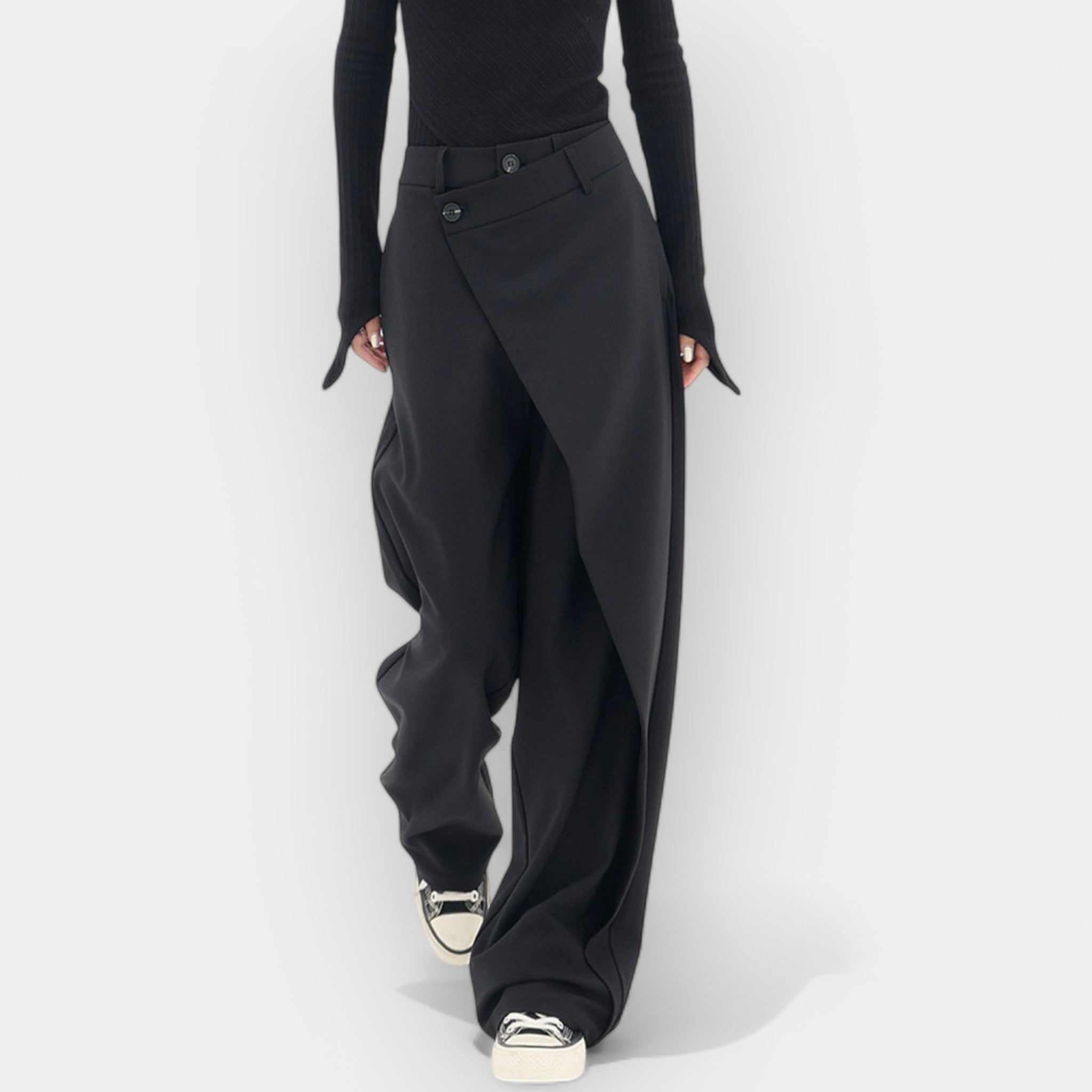 Pantalones Casual de Talle Bajo