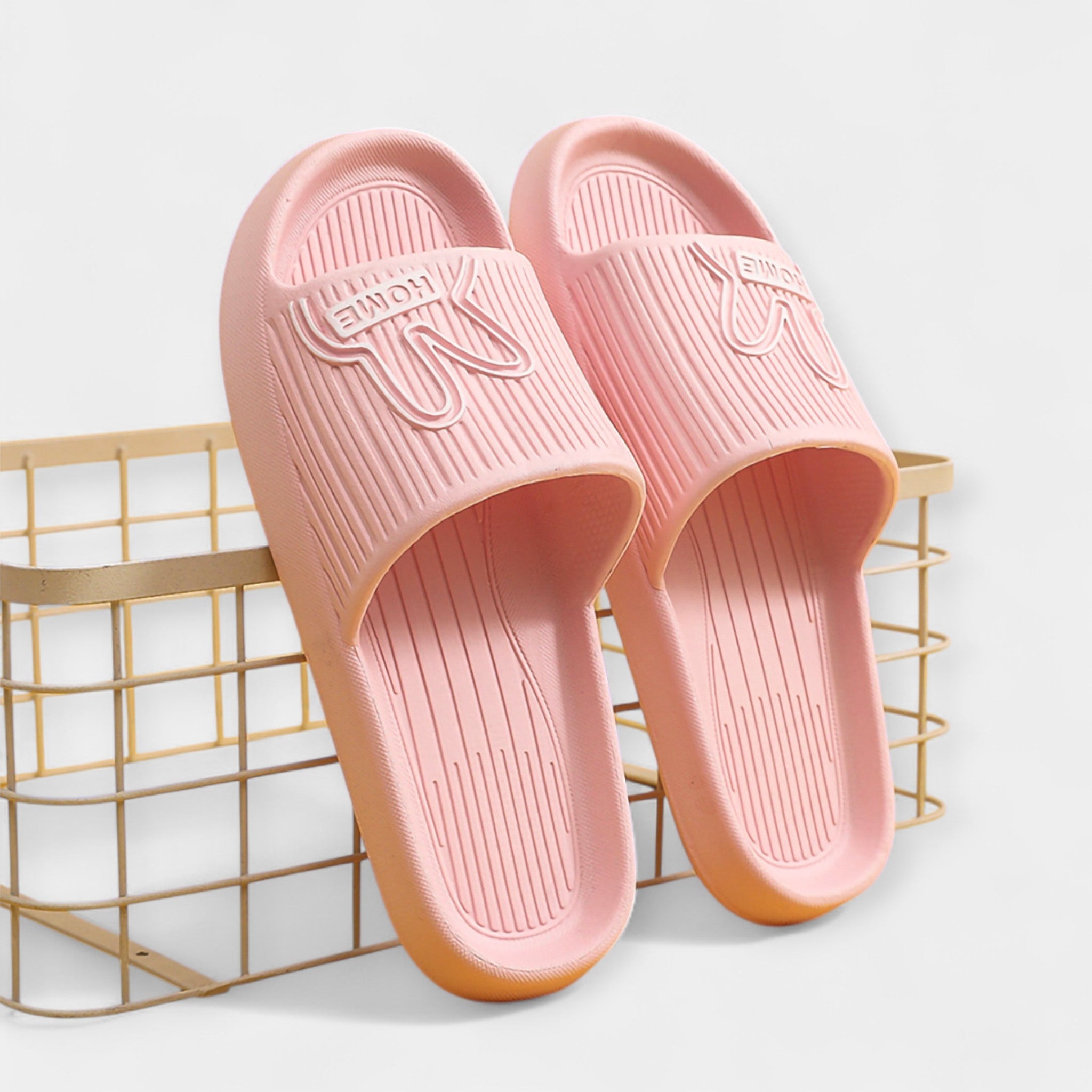 Pantuflas Femeninas con Diseño de Cartoon y Dedos Abiertos