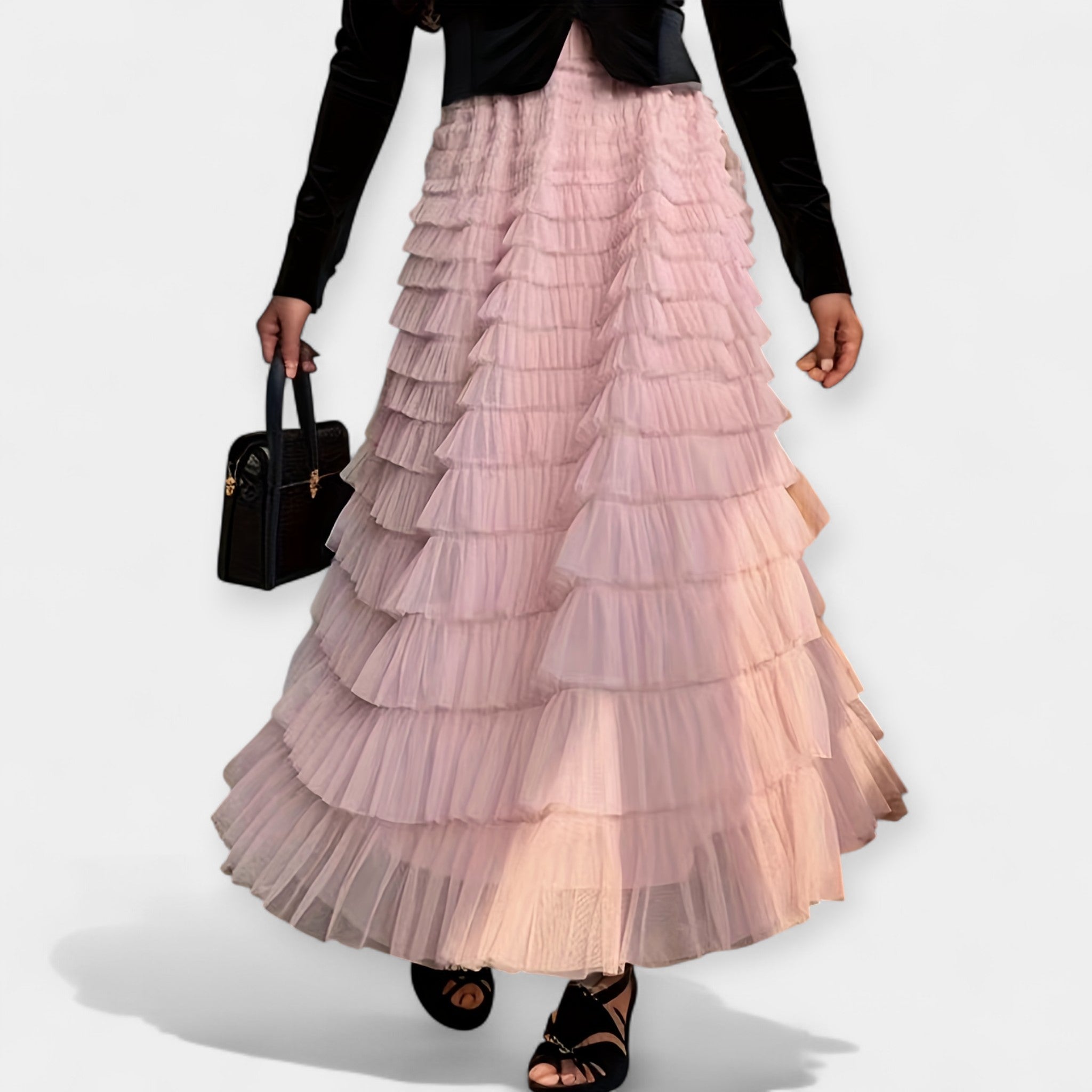 Falda Tul con Volumen y Elegancia