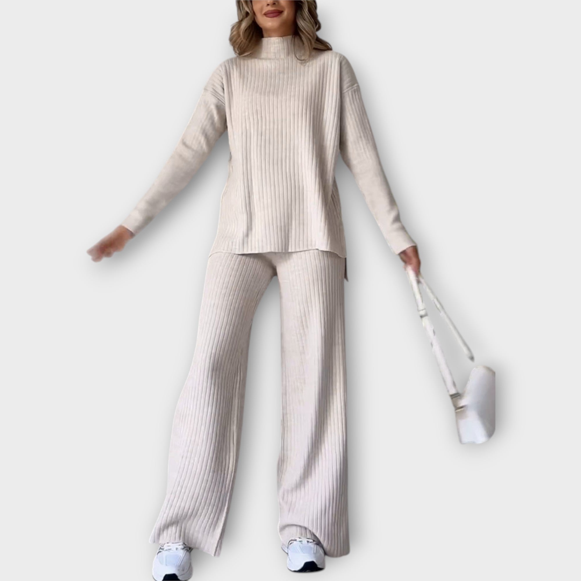 Conjunto de punto con línea cómoda