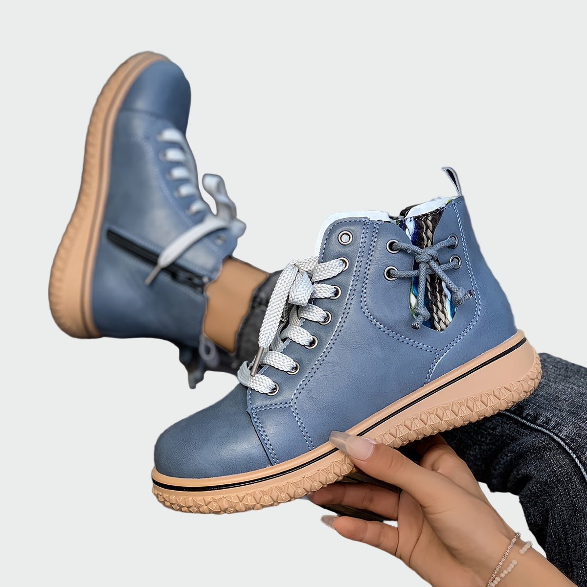 Botines ortopédicos de piel