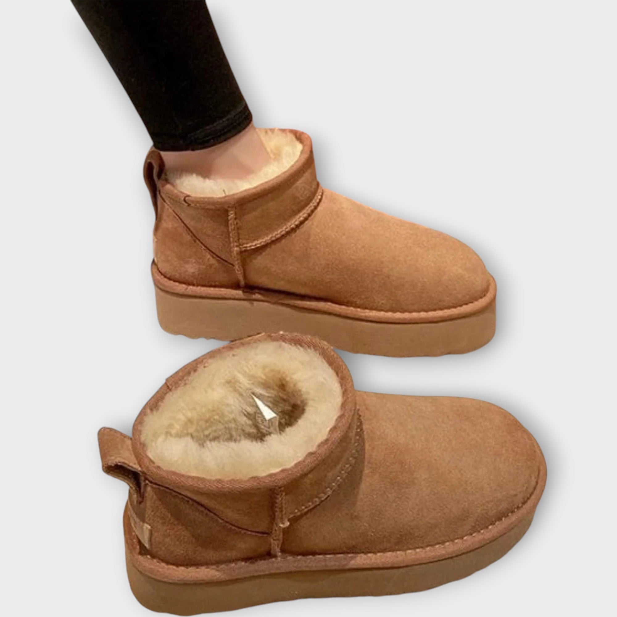 Botas de gamuza cómodas con forro rico