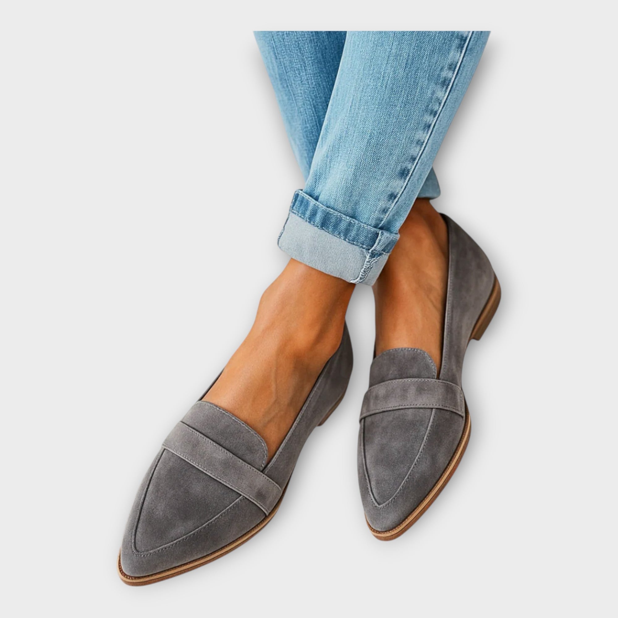 Mocasines elegantes con una línea moderna