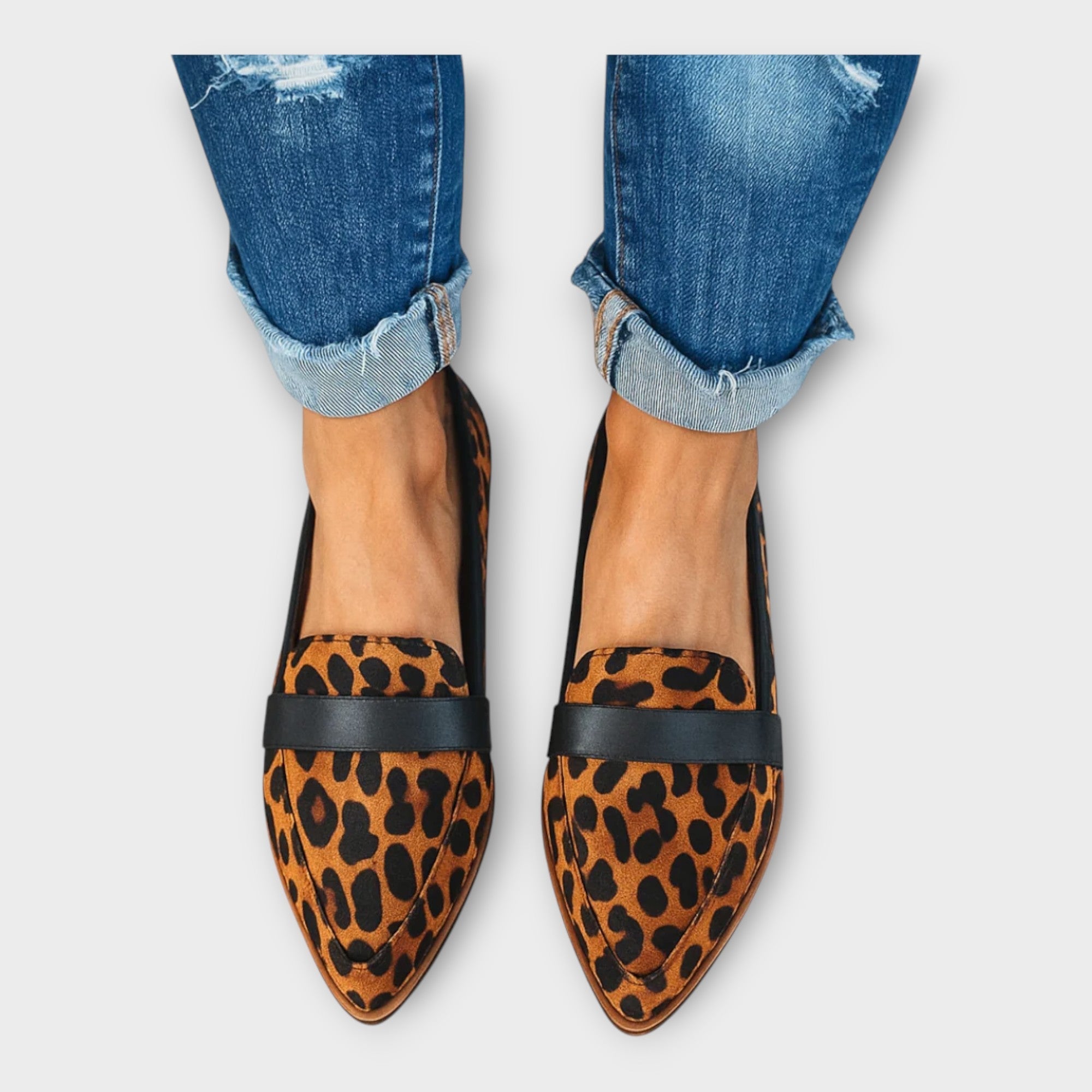 Mocasines elegantes con una línea moderna